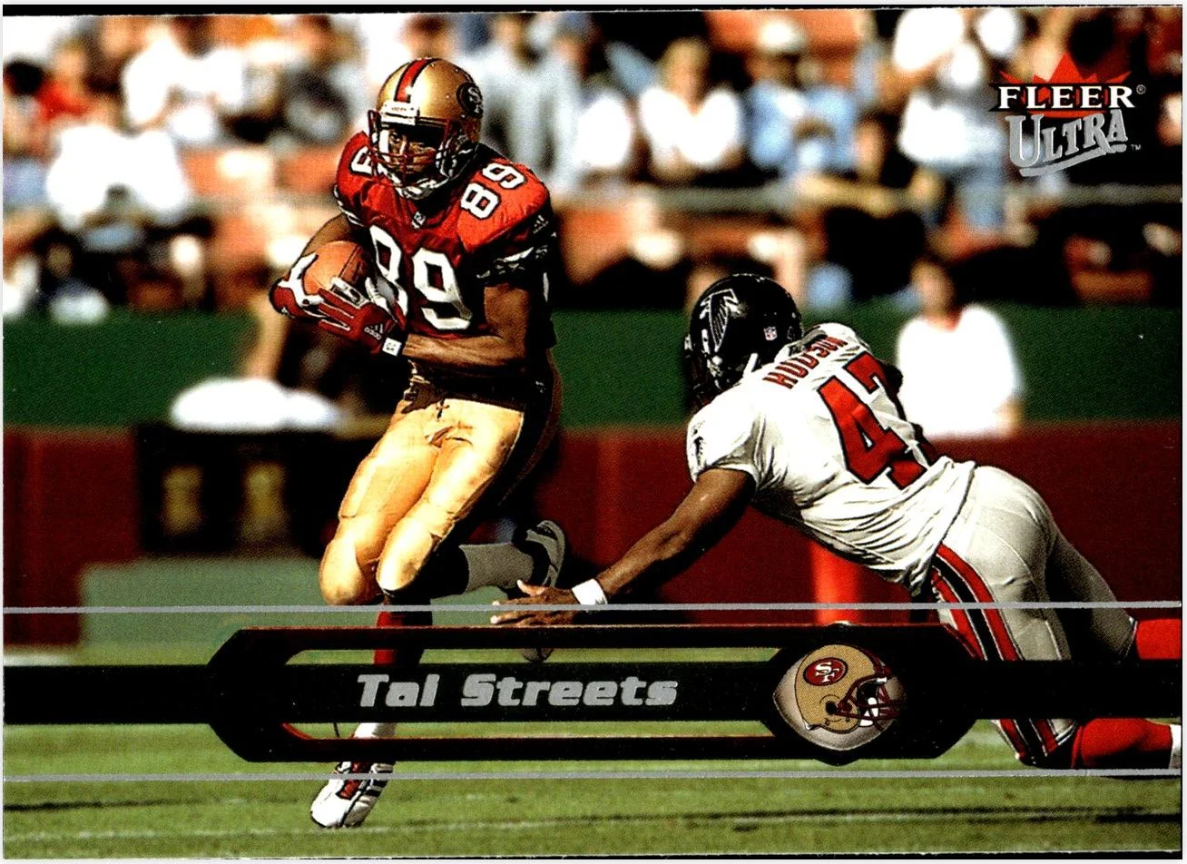 Tai Streets 2002 Ultra #46 football card - Front