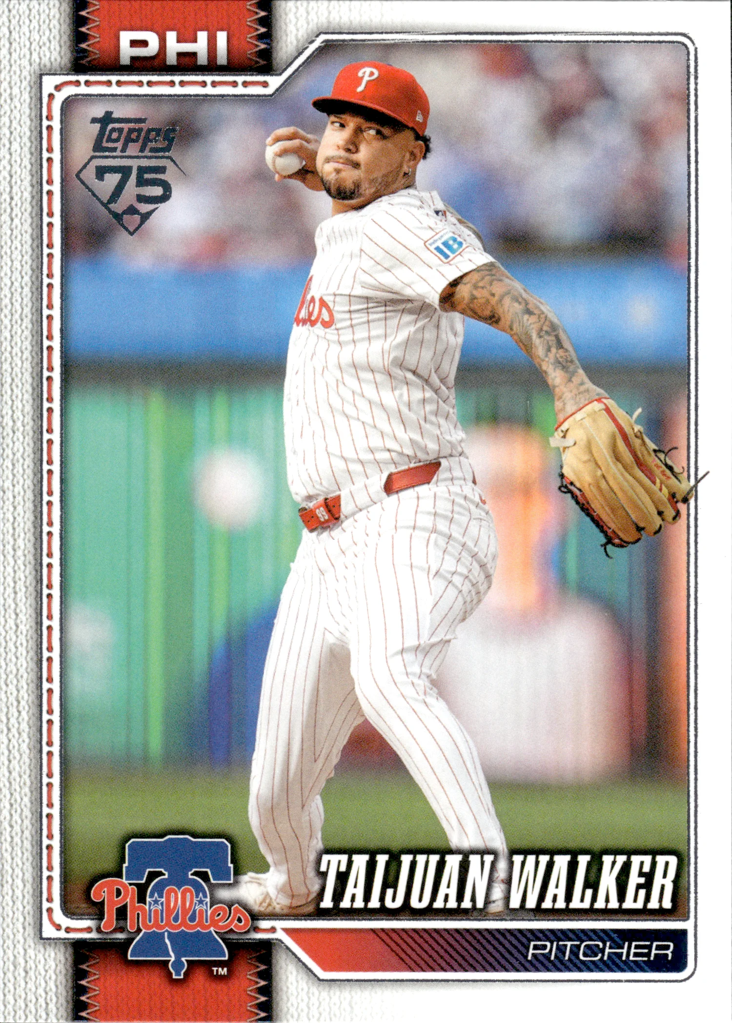 Taijuan Walker #384 2026 Topps Series 2 baseball card - Front