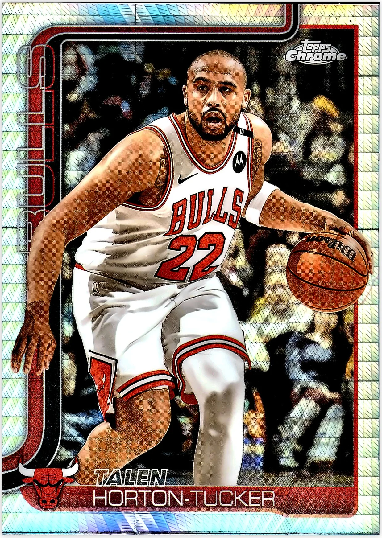 Talen Horton-Tucker 2025-26 Topps Chrome #10 Prism Refractor basketball card - Front