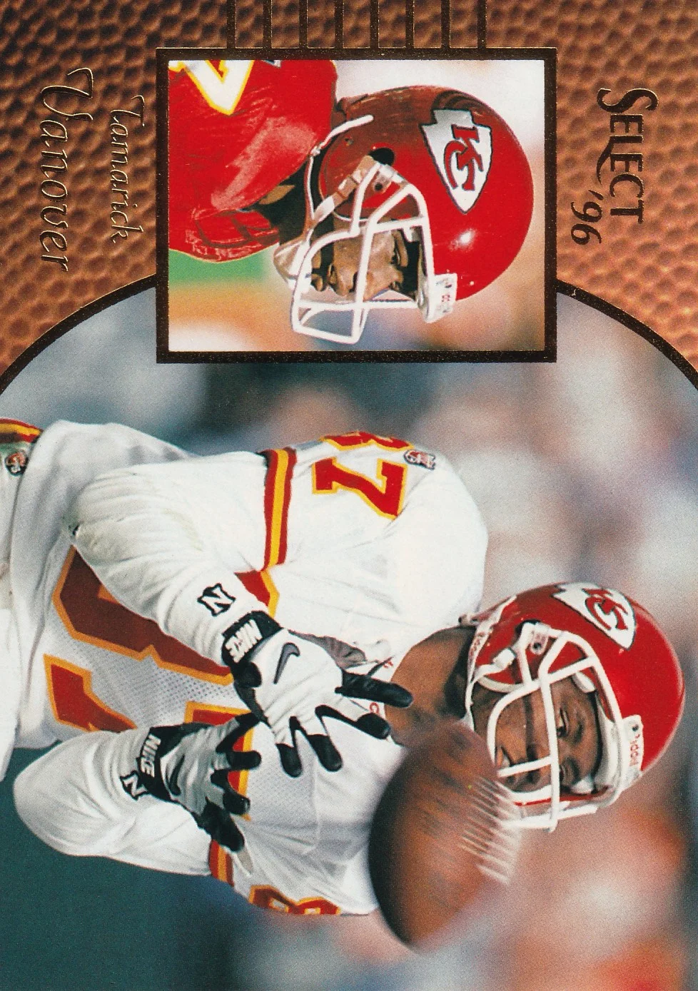 Tamarick Vanover 1996 Select #5 football card - Front