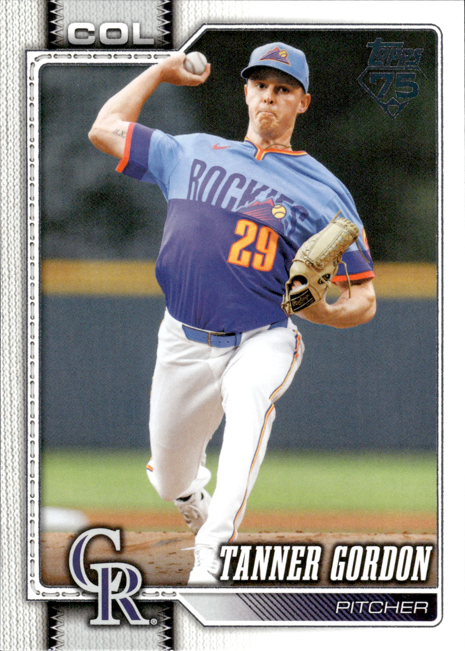 Tanner Gordon #444 2026 Topps Series 2 Baseball baseball card - Front
