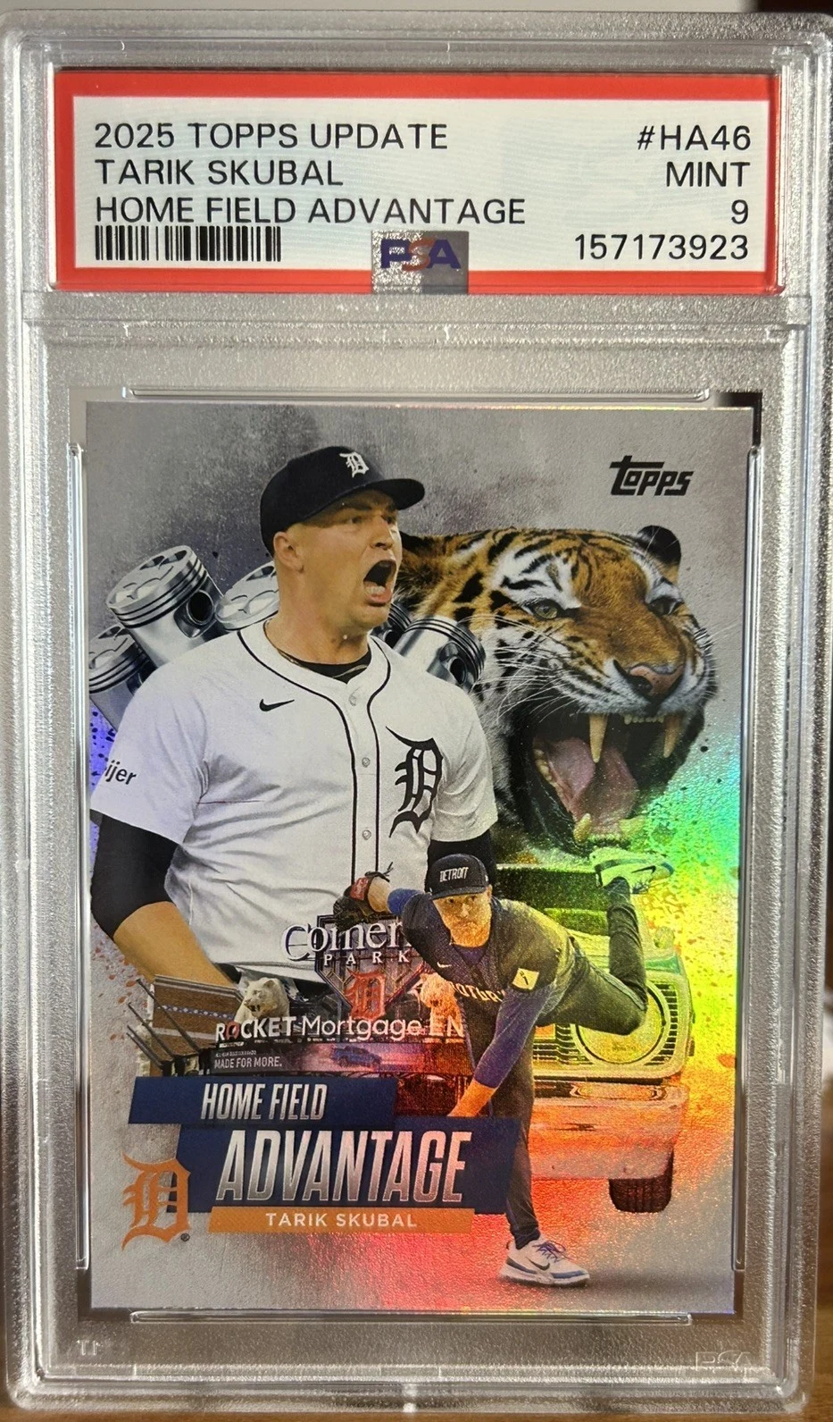 Tarik Skubal #HA-46 2025 Topps Update Series Baseball Home Field Advantage front