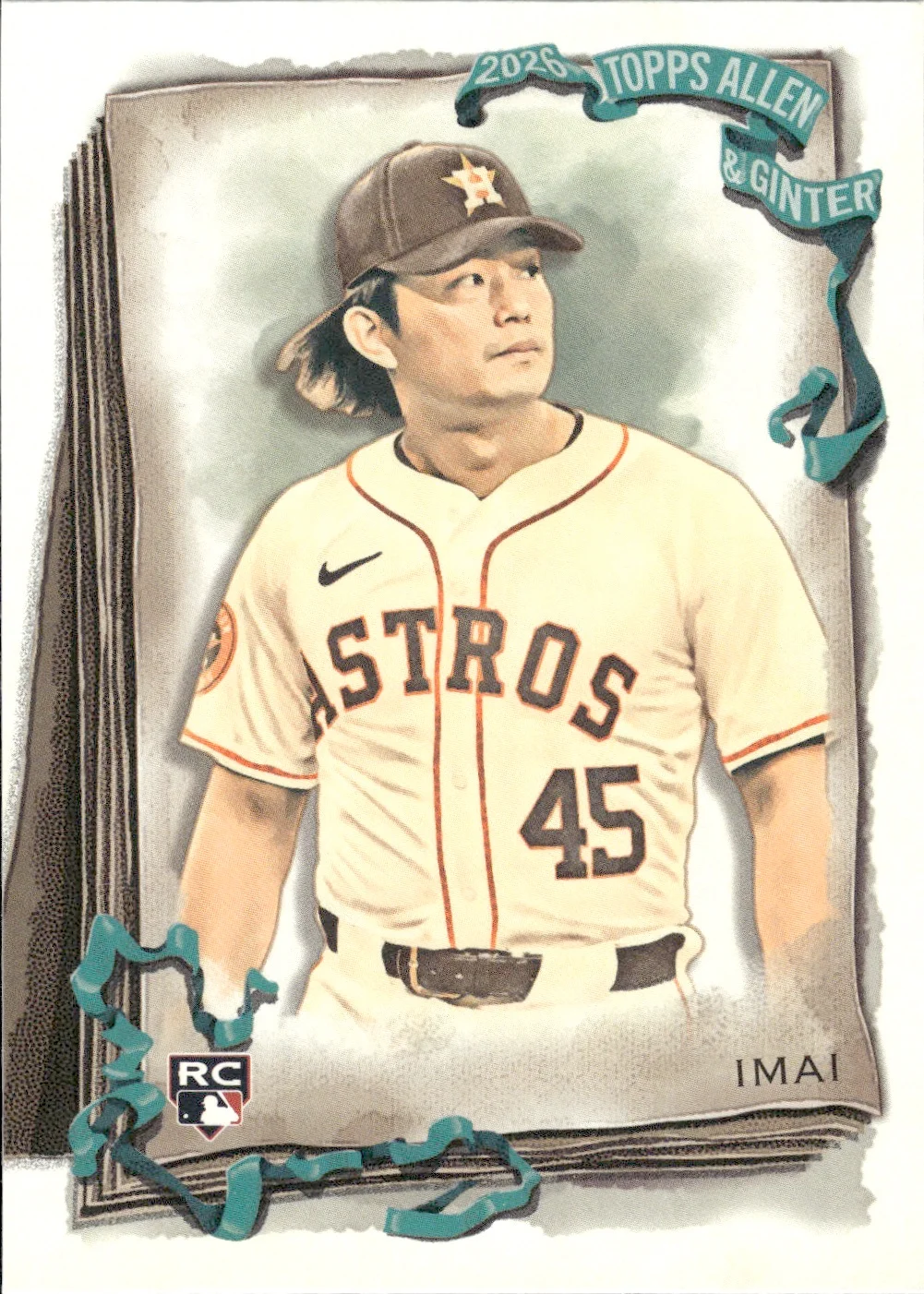 Tatsuya Imai #142 Rookie Card 2026 Topps Allen & Ginter trading rookie card - Front