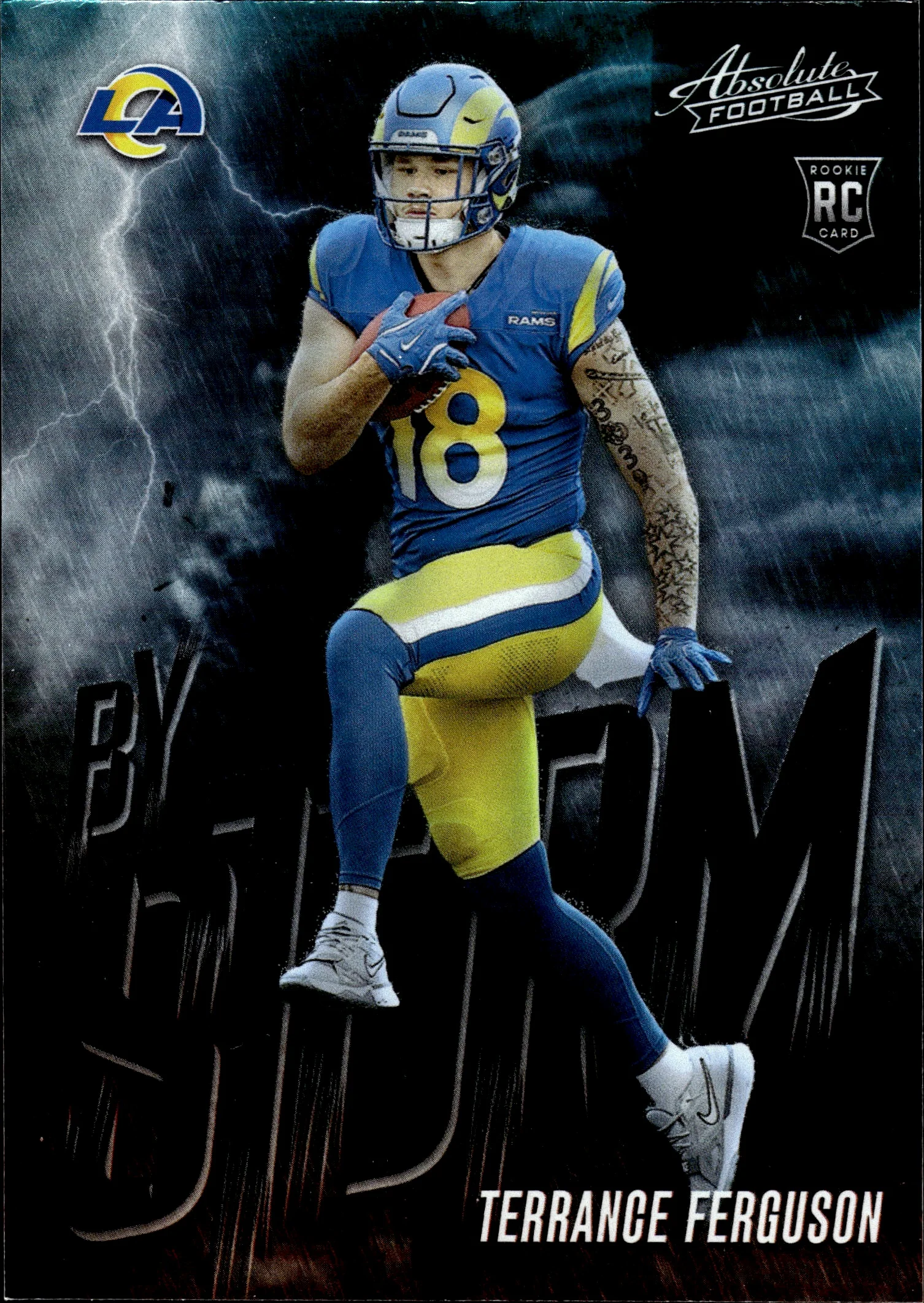 Terrance Ferguson 2025 Panini Absolute #15 By Storm football card - Front