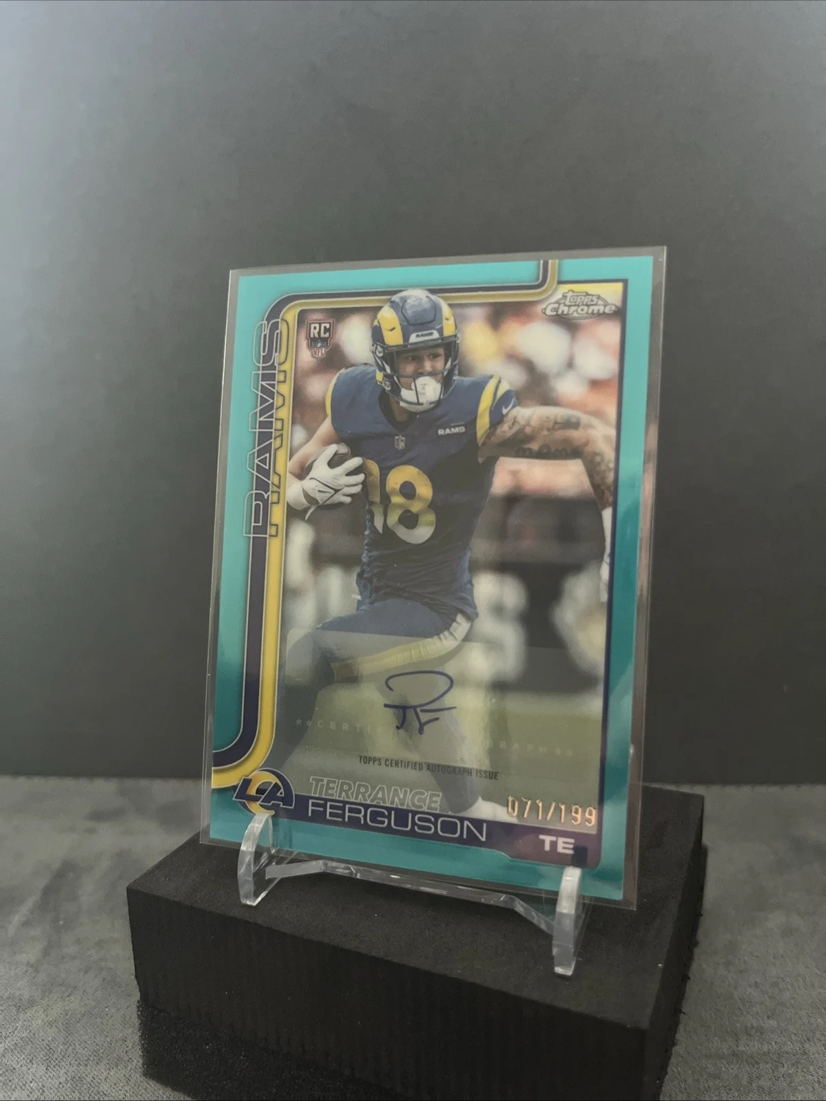 Terrance Ferguson 2025 Topps Chrome Football card