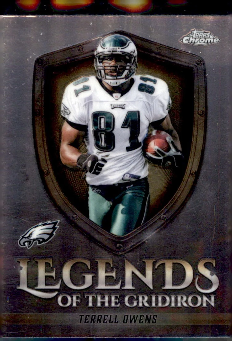 Terrell Owens 2025 Topps Chrome Football card
