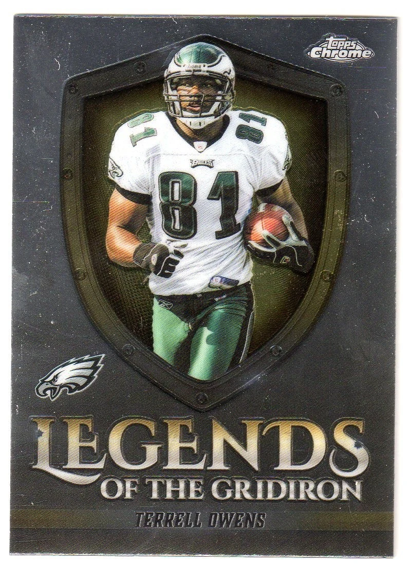 Terrell Owens 2025 Topps Chrome Football card