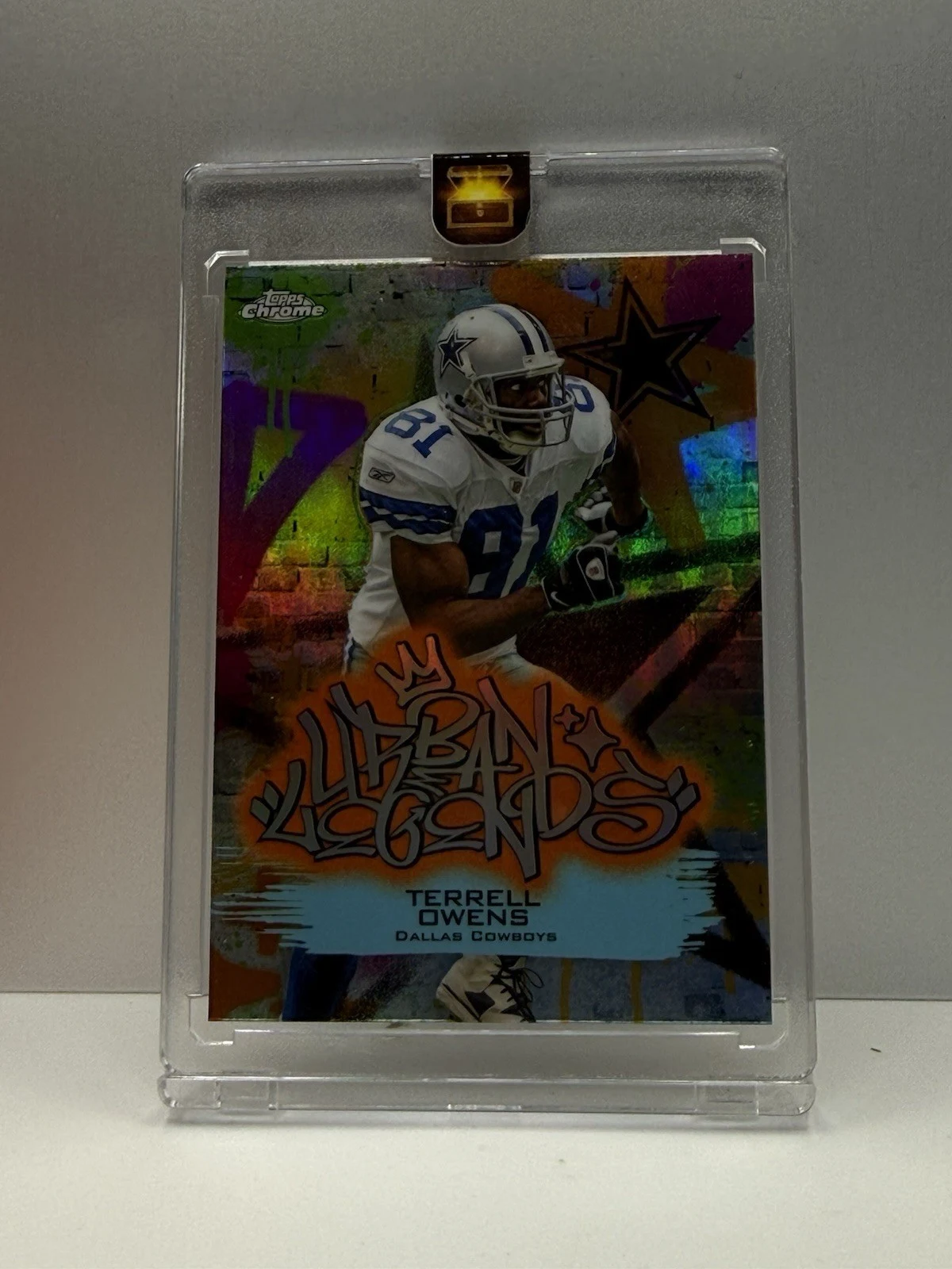 Terrell Owens 2025 Topps Chrome Football card
