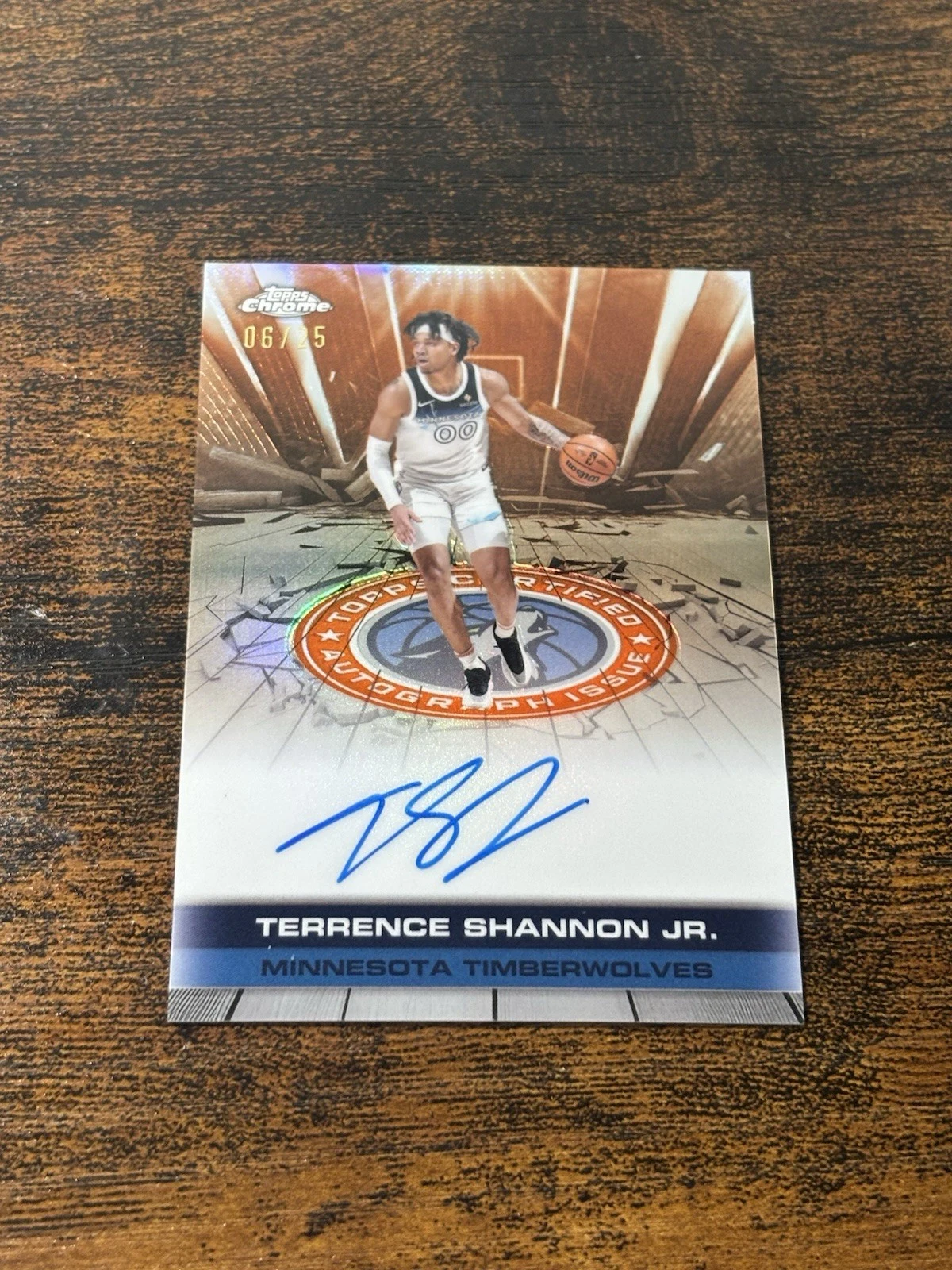 Terrence Shannon Jr. 2025-26 Topps Chrome card