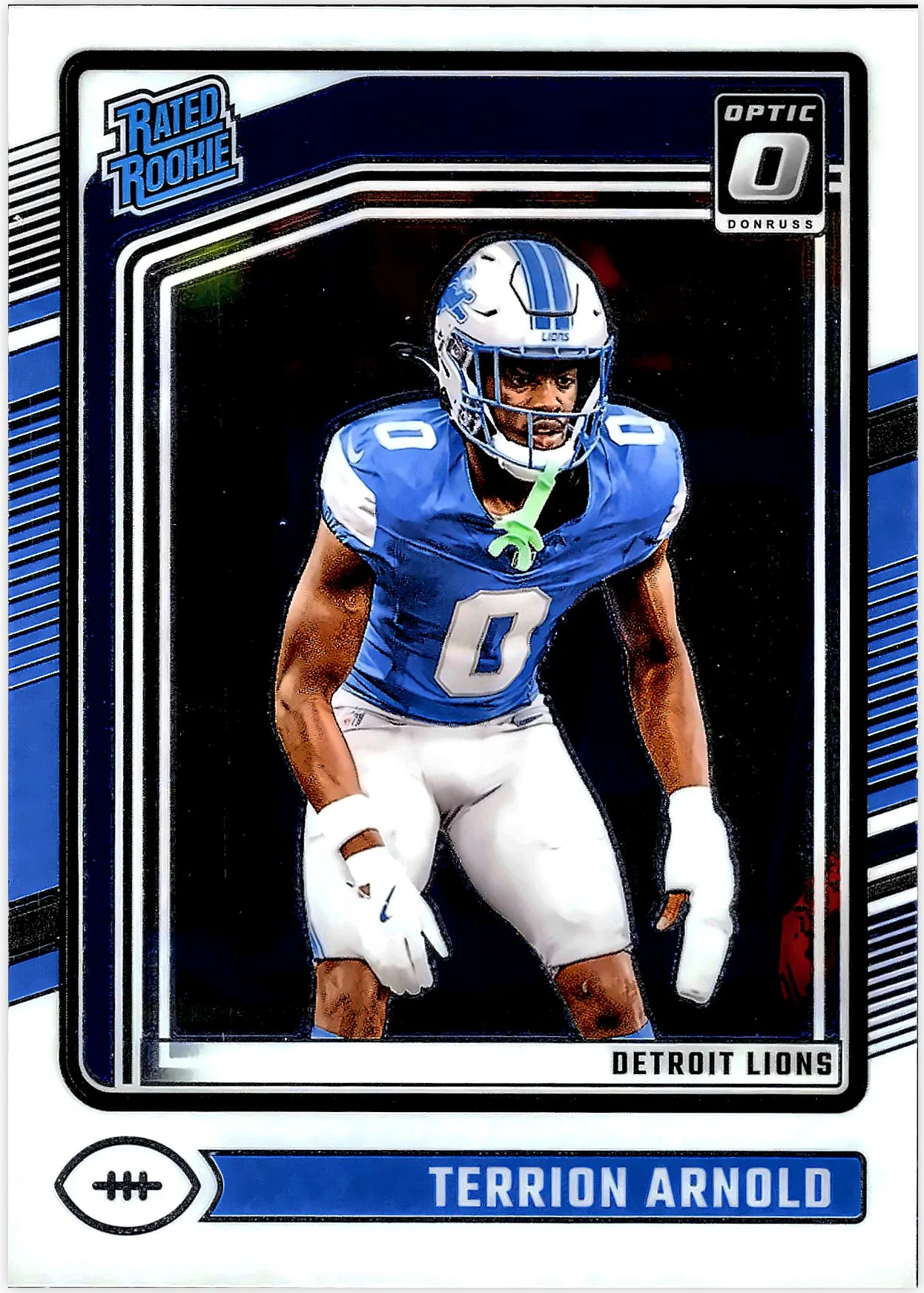 Terrion Arnold 2024 Donruss Optic #290 football rookie card - Front