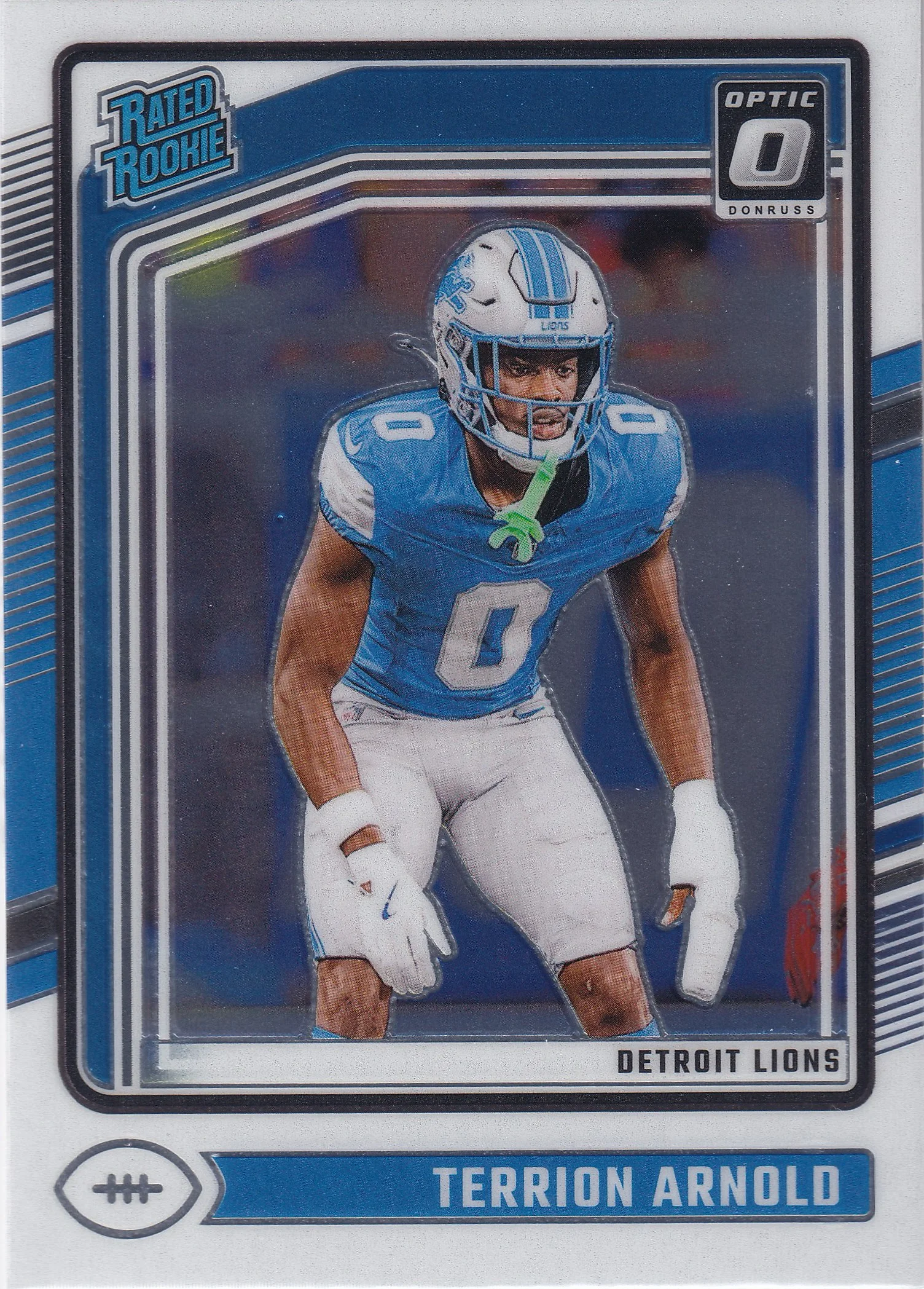 Terrion Arnold 2024 Donruss Optic 290 football rookie card - Front