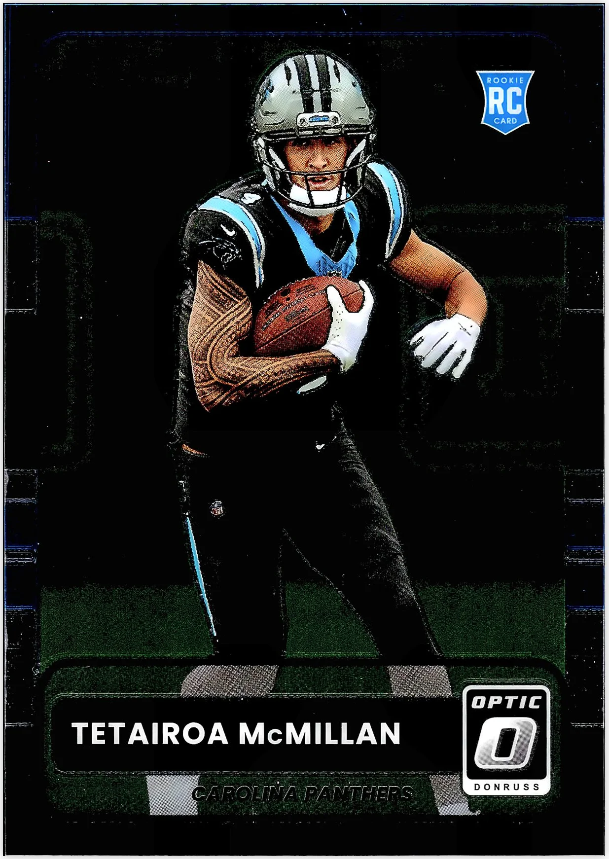 Tetairoa McMillan 2025 Donruss Optic #11 2015 Retro football card - Front
