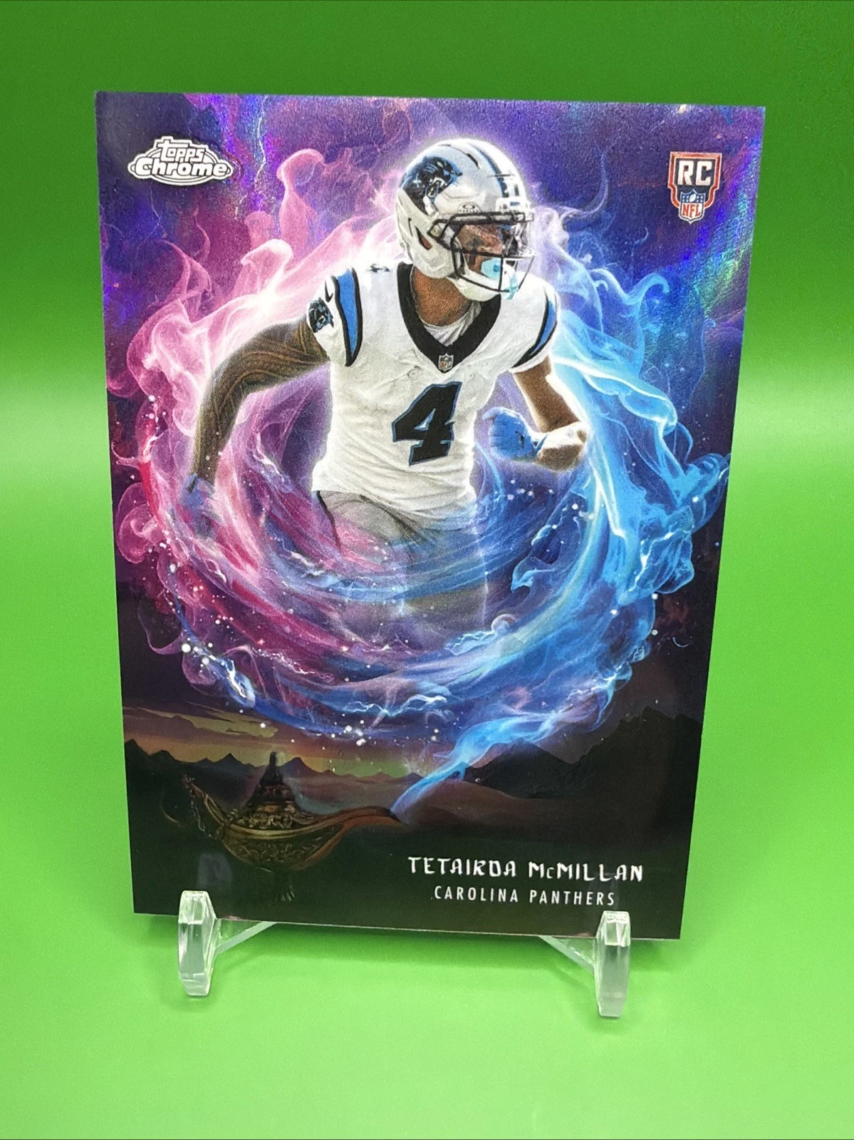 Tetairoa McMillan 2025 Topps Chrome Football card