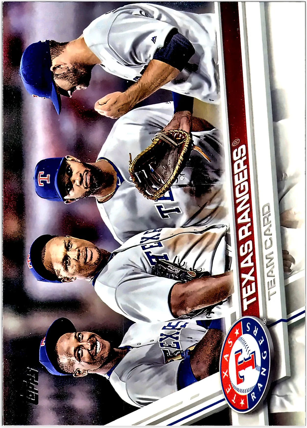 Texas Rangers 2017 Topps #430 baseball card - Front