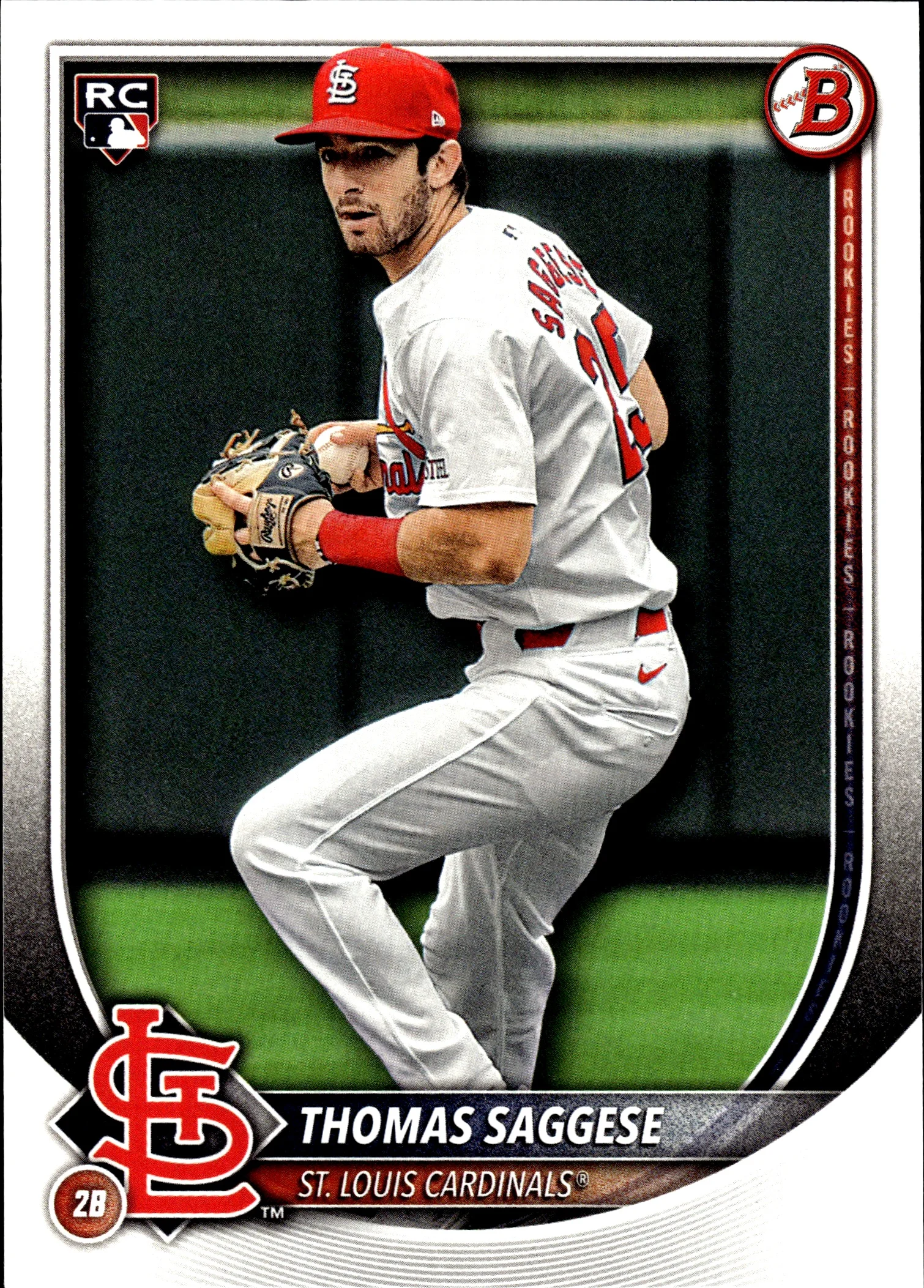 Thomas Saggese 2025 Bowman #57 baseball rookie card - Front