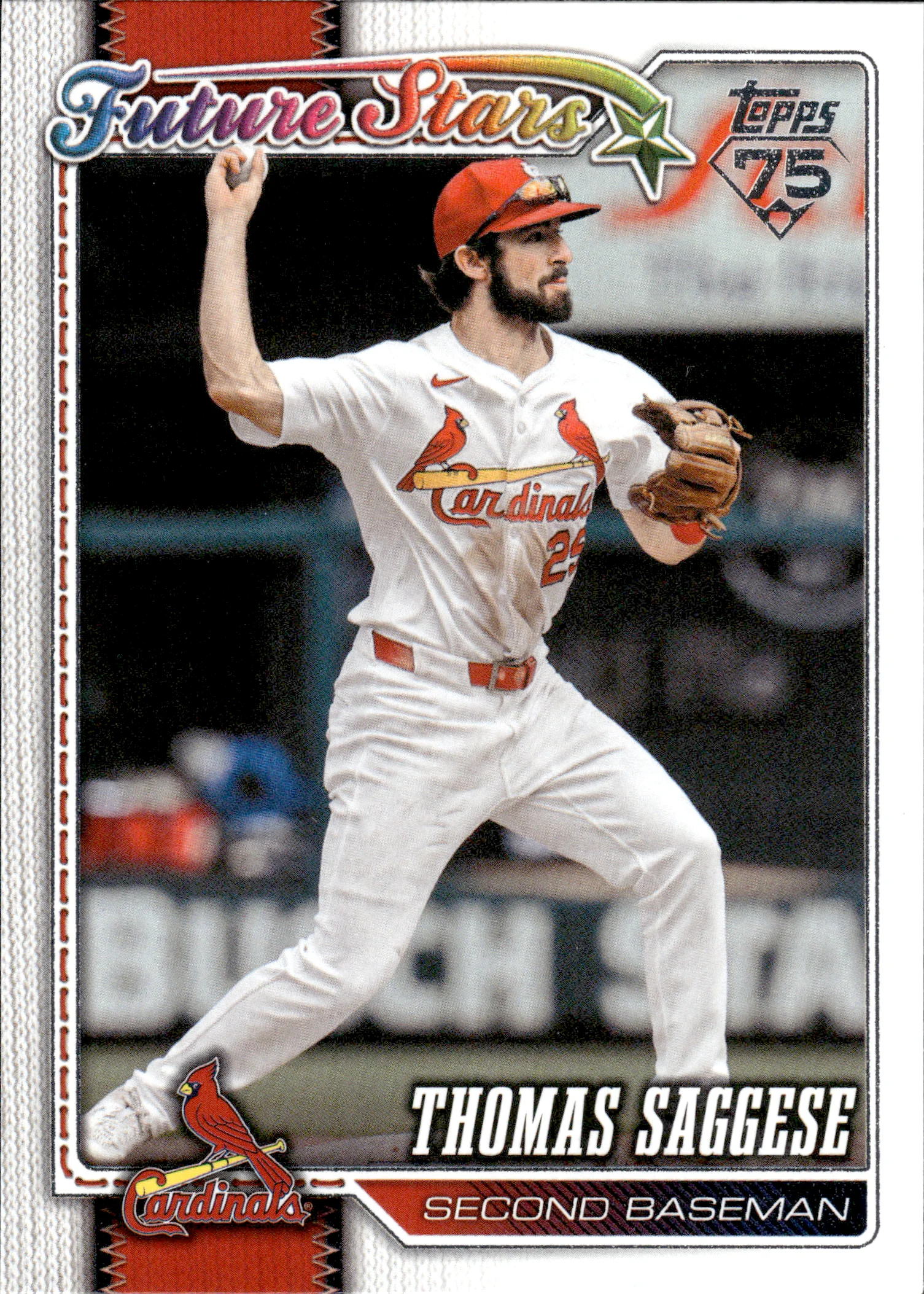 Thomas Saggese #567 2026 Topps Series 2 Baseball baseball card - Front