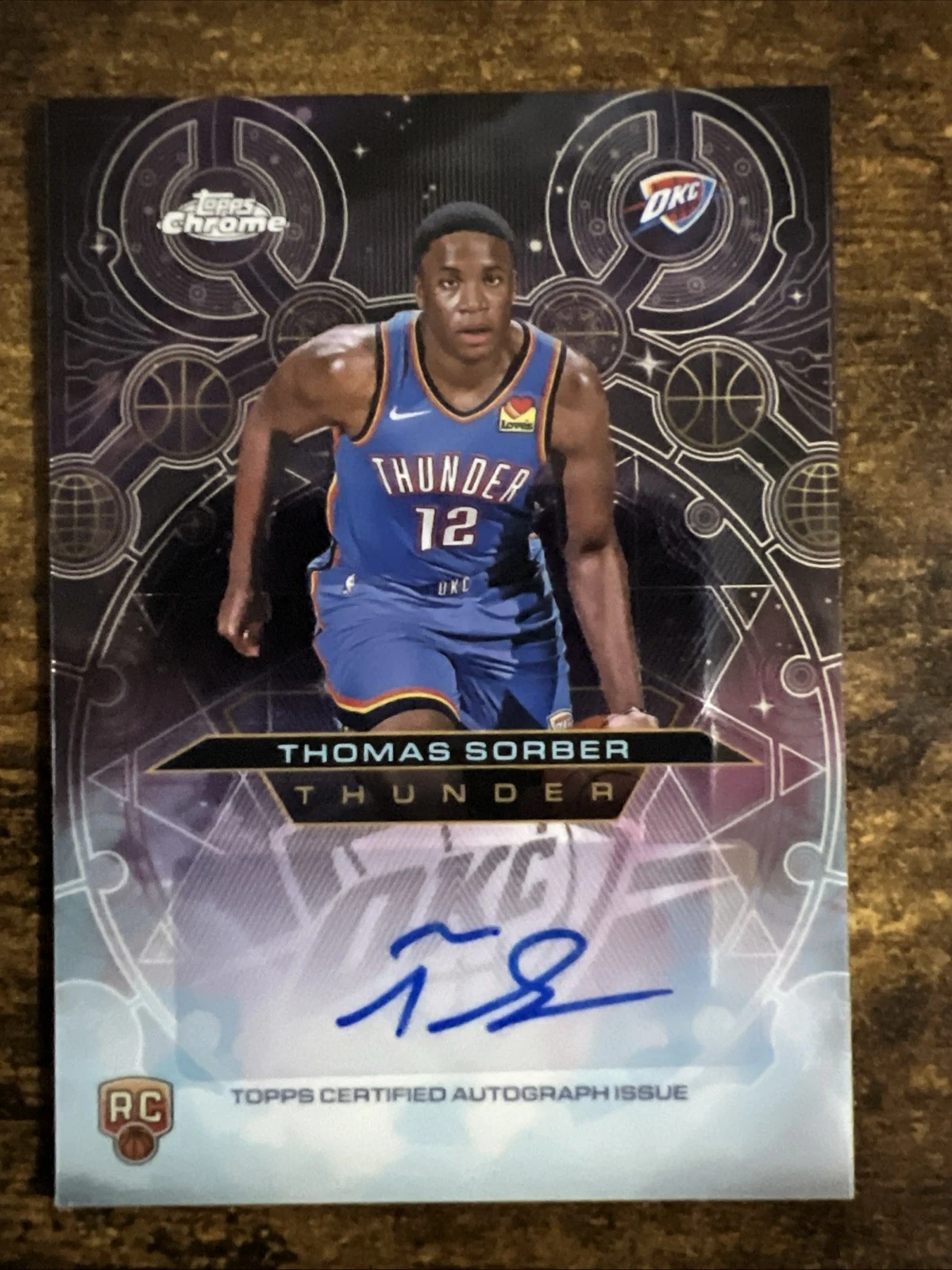 Thomas Sorber 2025-26 Topps Chrome card