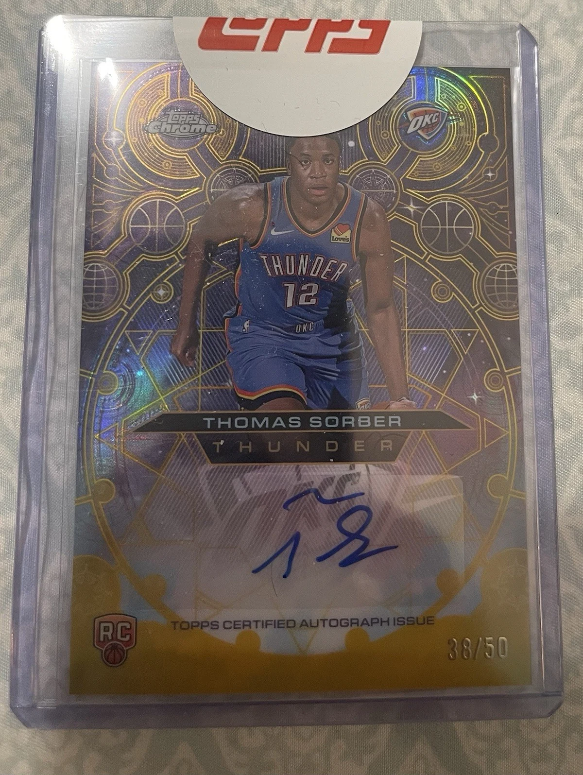 Thomas Sorber 2025 Topps Chrome Basketball card