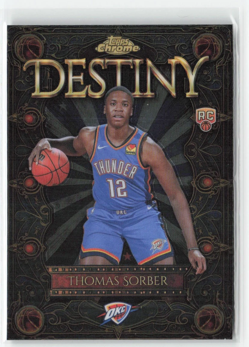 Thomas Sorber 2025 Topps Chrome Basketball card