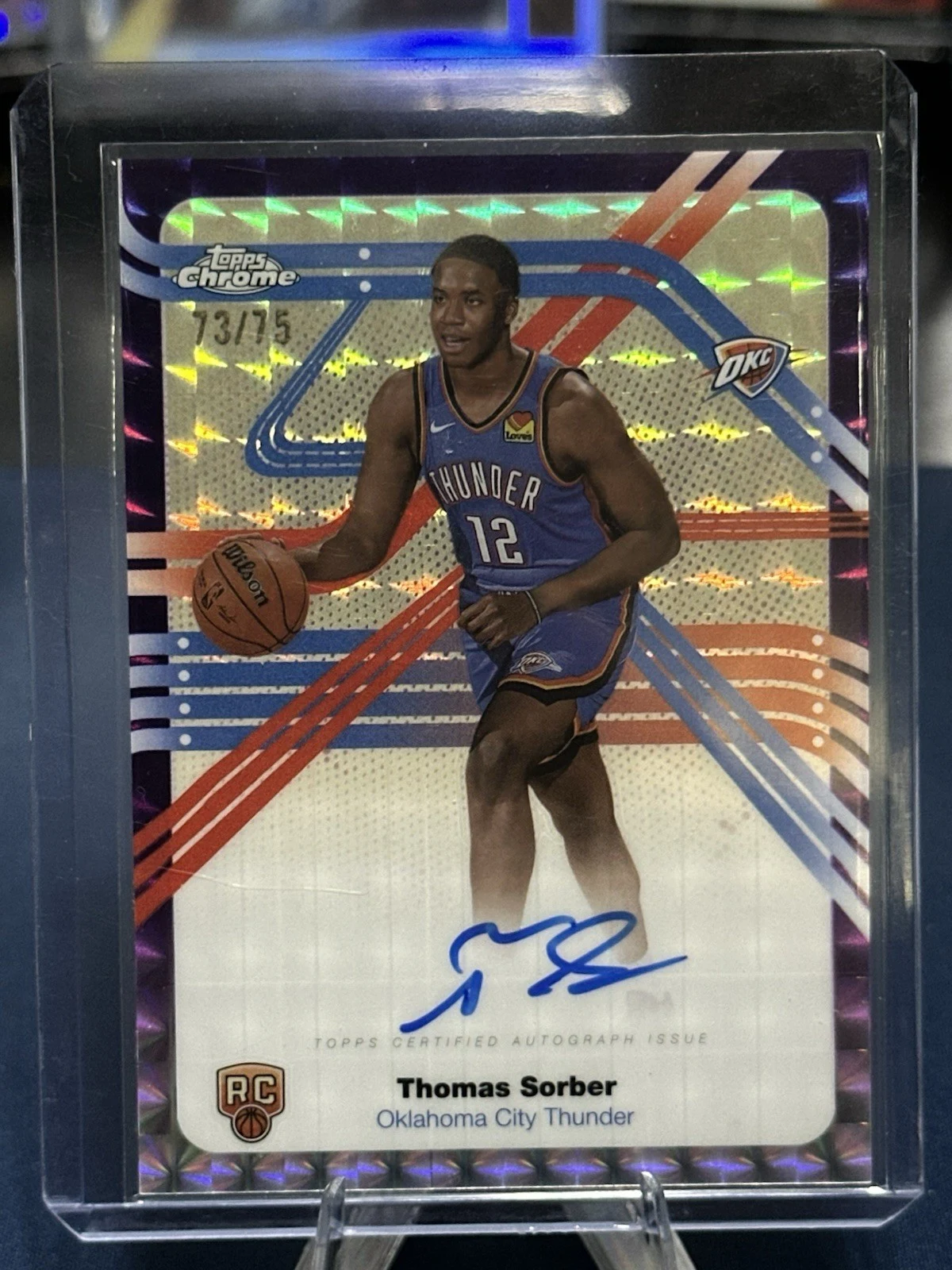 Thomas Sorber 2025-26 Topps Chrome card