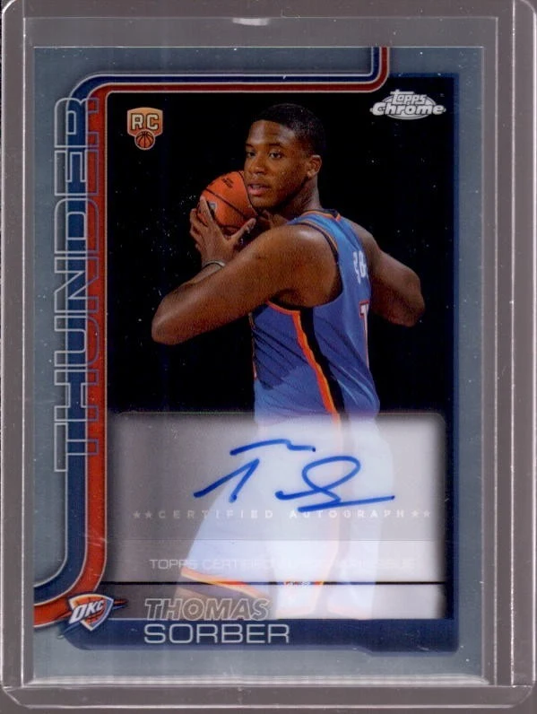 Thomas Sorber 2025-26 Topps Chrome card