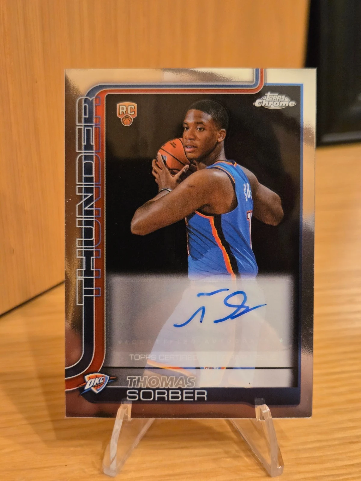 Thomas Sorber 2025 Topps Chrome Basketball card