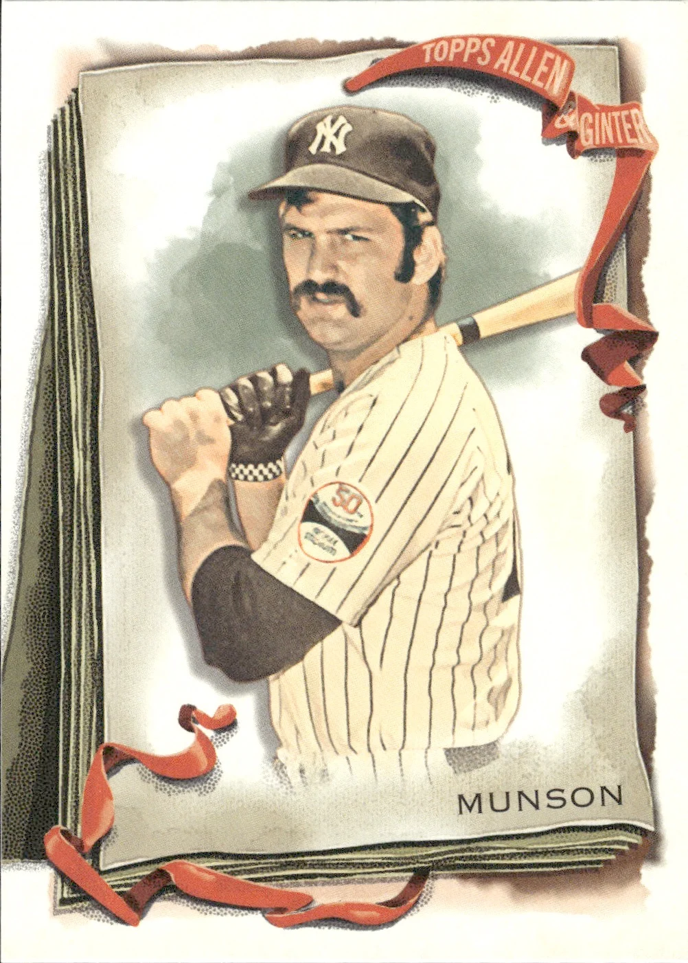 Thurman Munson #242 2026 Topps Allen & Ginter trading card - Front
