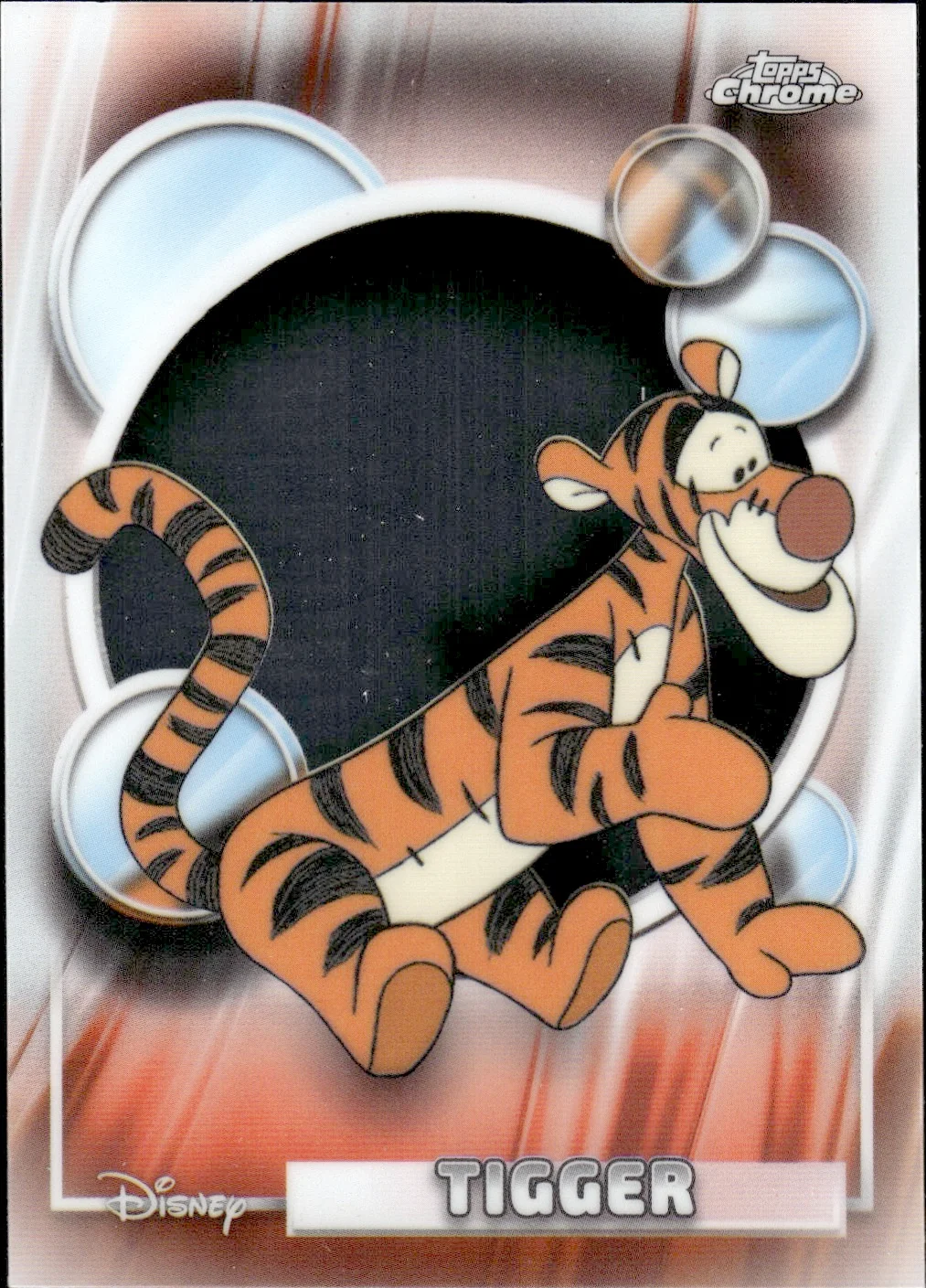 Tigger #101 2026 Topps Chrome Disney trading card - Front