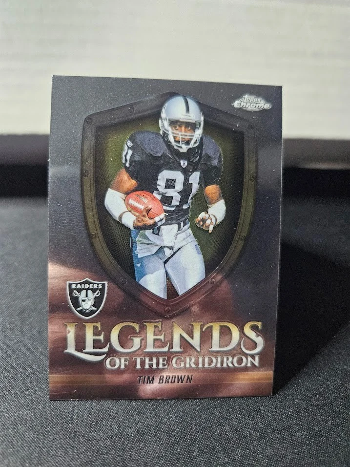 Tim Brown 2025 Topps Chrome Football card