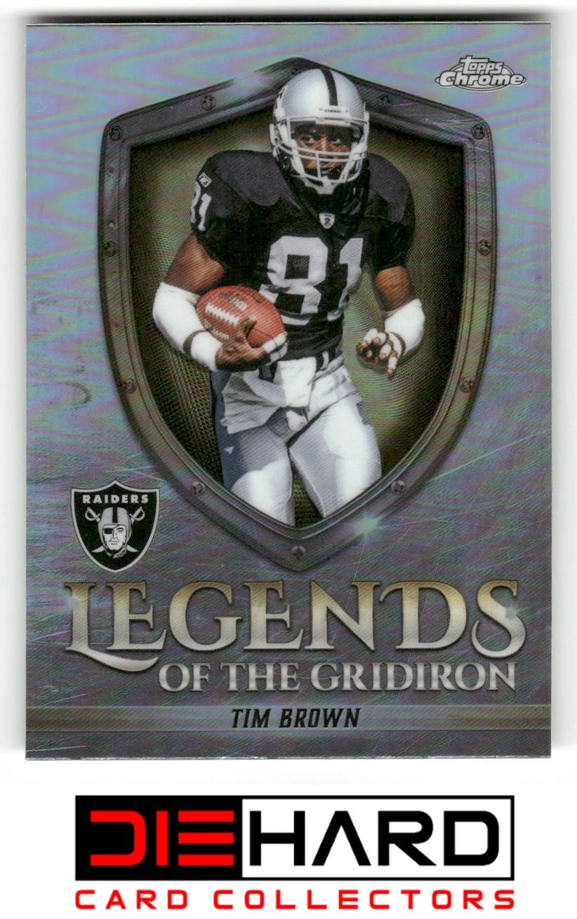 Tim Brown 2025 Topps Chrome Football card