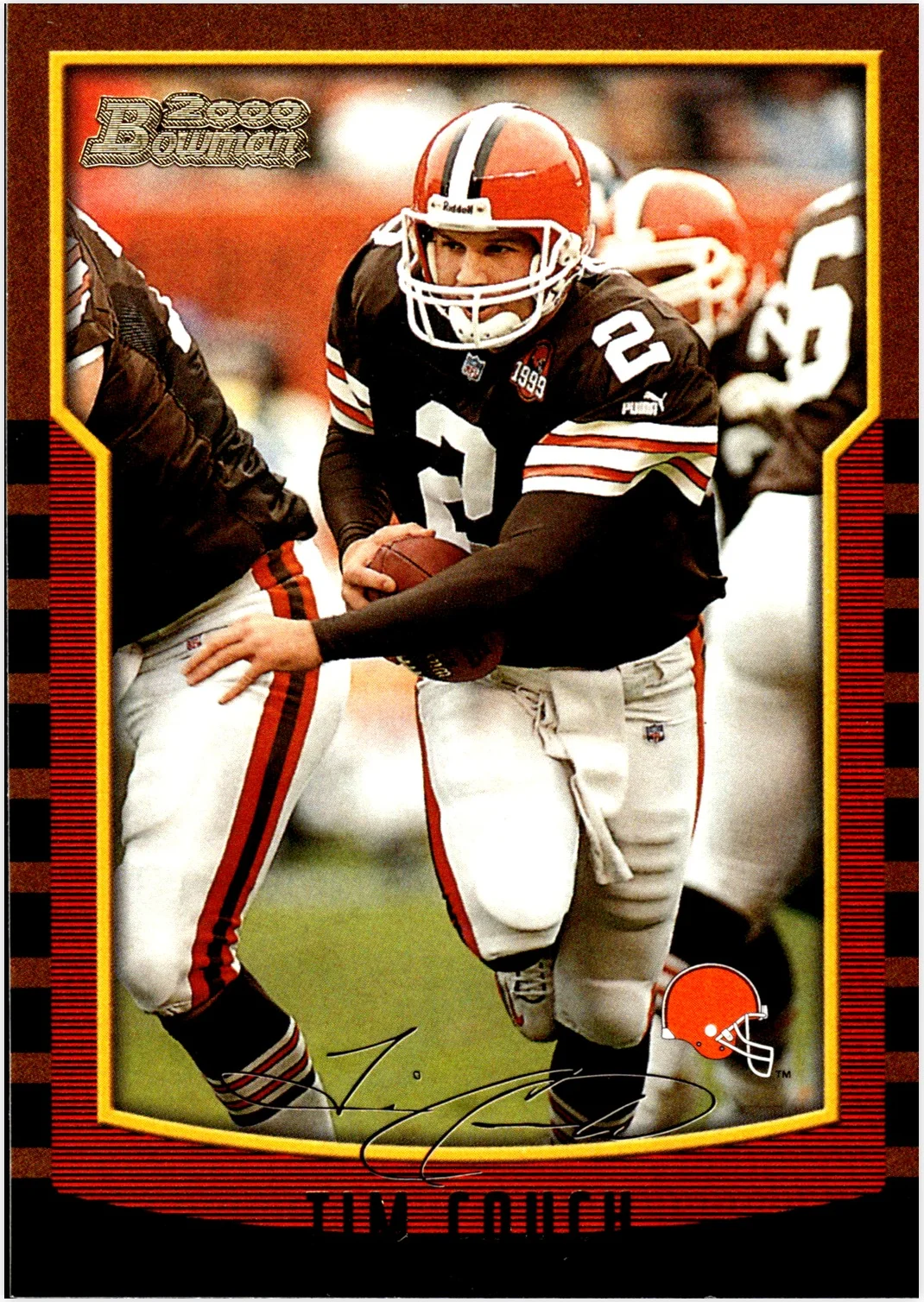 Tim Couch 2000 Bowman #37 football card - Front