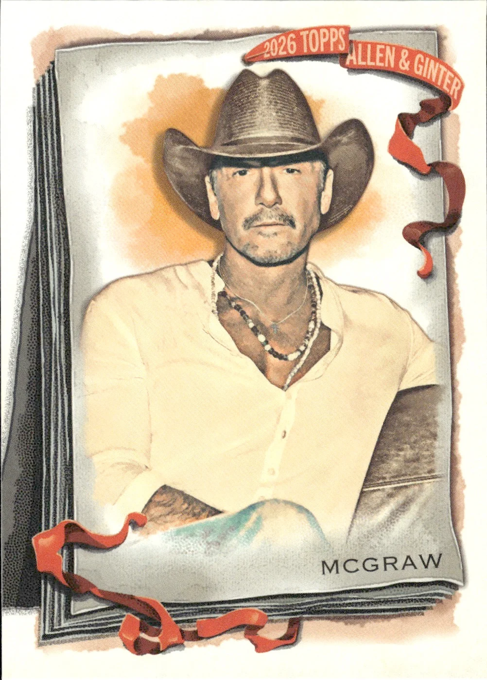 Tim McGraw #92 2026 Topps Allen & Ginter The World's Champions trading card - Front