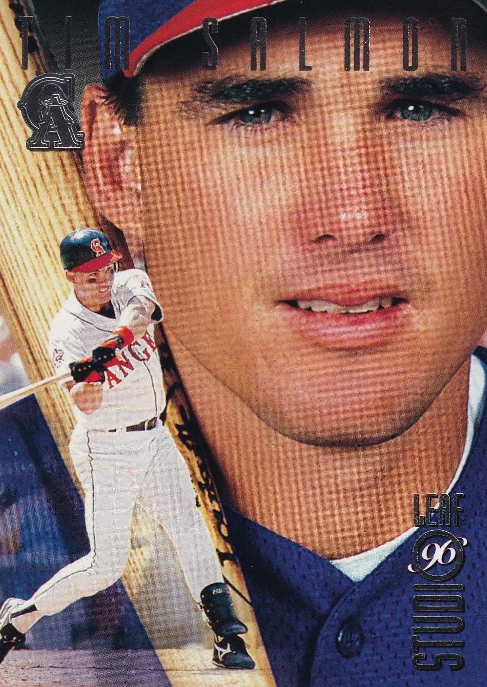 Tim Salmon 1996 Studio #56 baseball card - Front