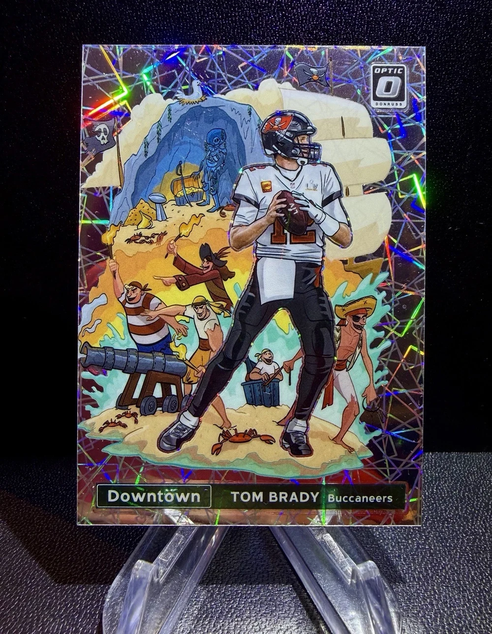 Tom Brady #DT-23 2021 Donruss Optic Football Downtown front
