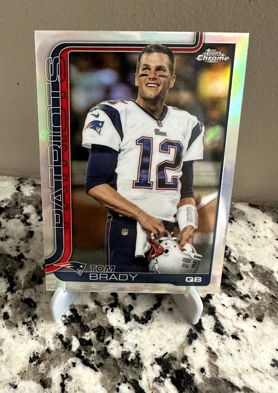 Tom Brady 2025 Topps Chrome Football card