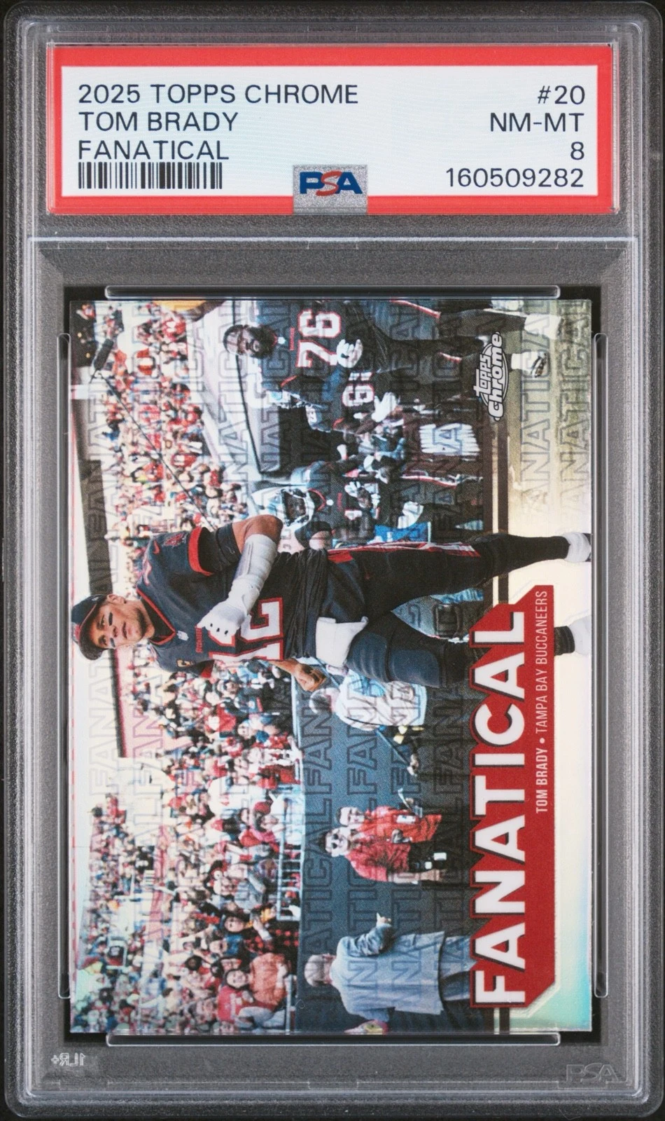 Tom Brady 2025 Topps Chrome Football card