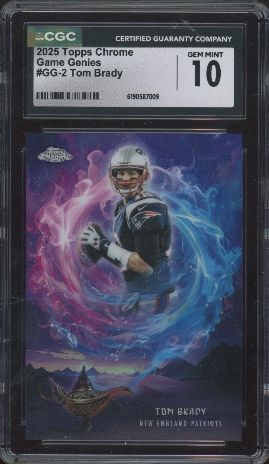 Tom Brady 2025 Topps Chrome Football card