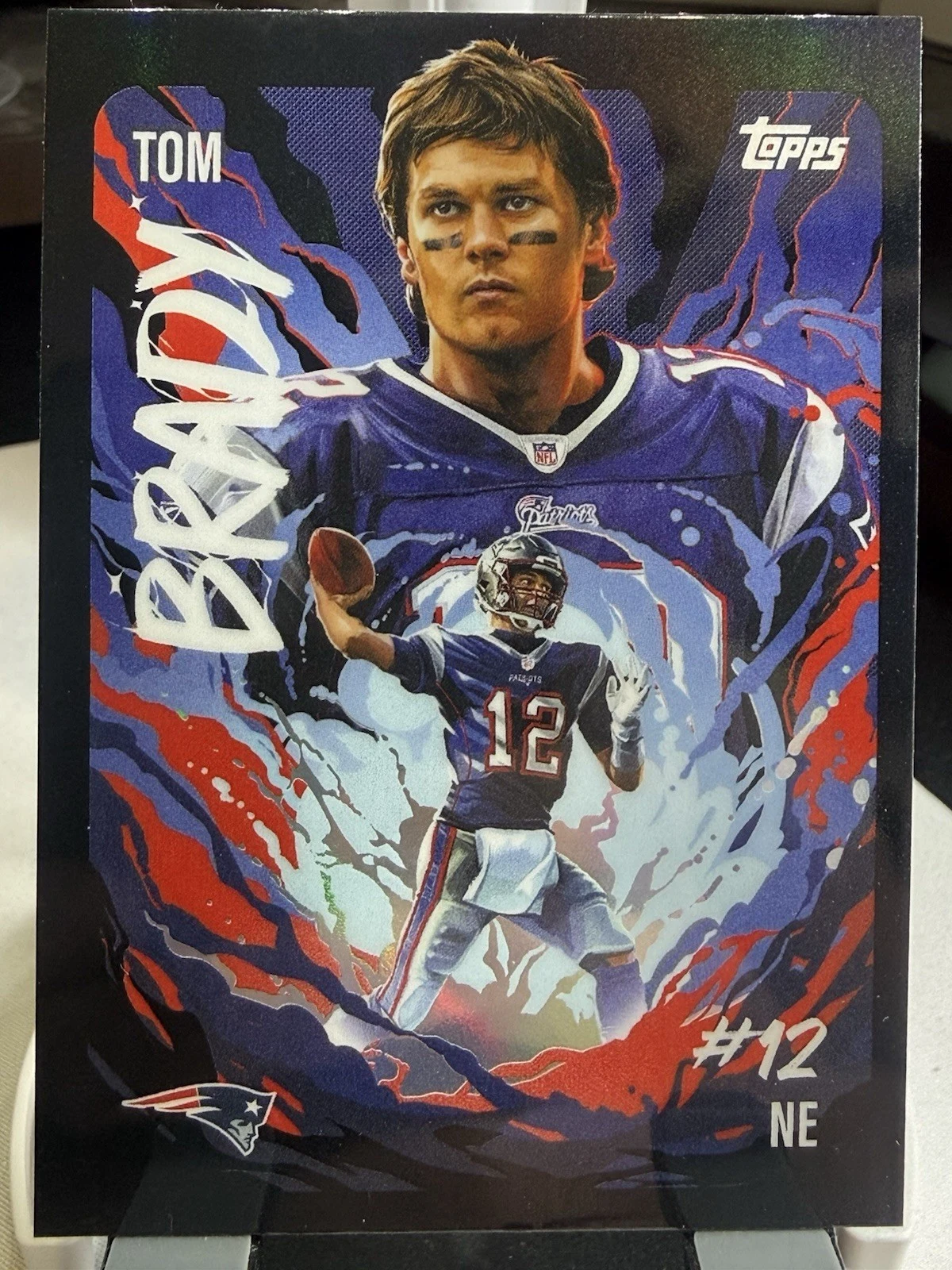 Tom Brady 2025 Topps Chrome Football card