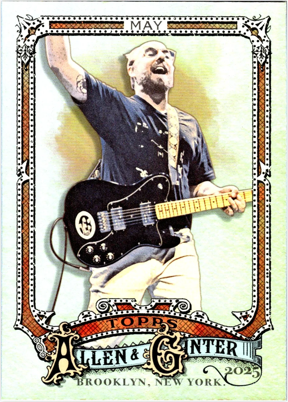 Tom May 2025 Topps Allen & Ginter #281 Silver Portrait baseball card - Front