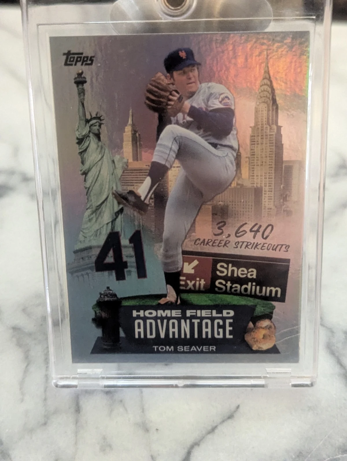 Tom Seaver #LHA-11 2022 Topps Update Series Baseball Legendary Home Field Advantage front