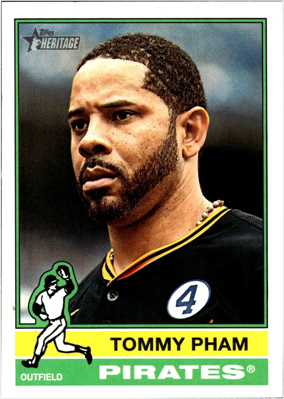 Tommy Pham 2025 Topps Heritage #594 baseball card - Front