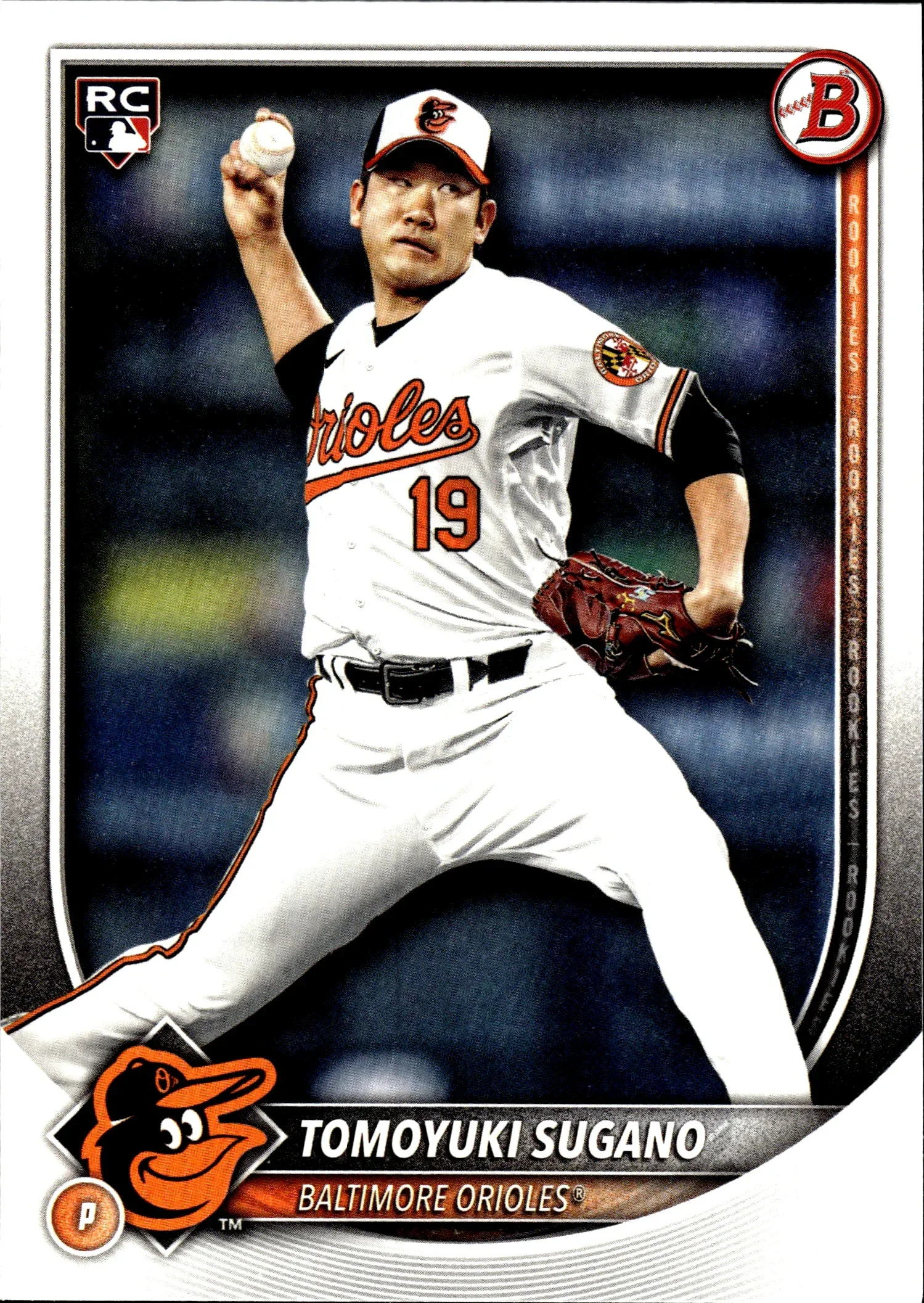 Tomoyuki Sugano 2025 Bowman #41 baseball rookie card - Front