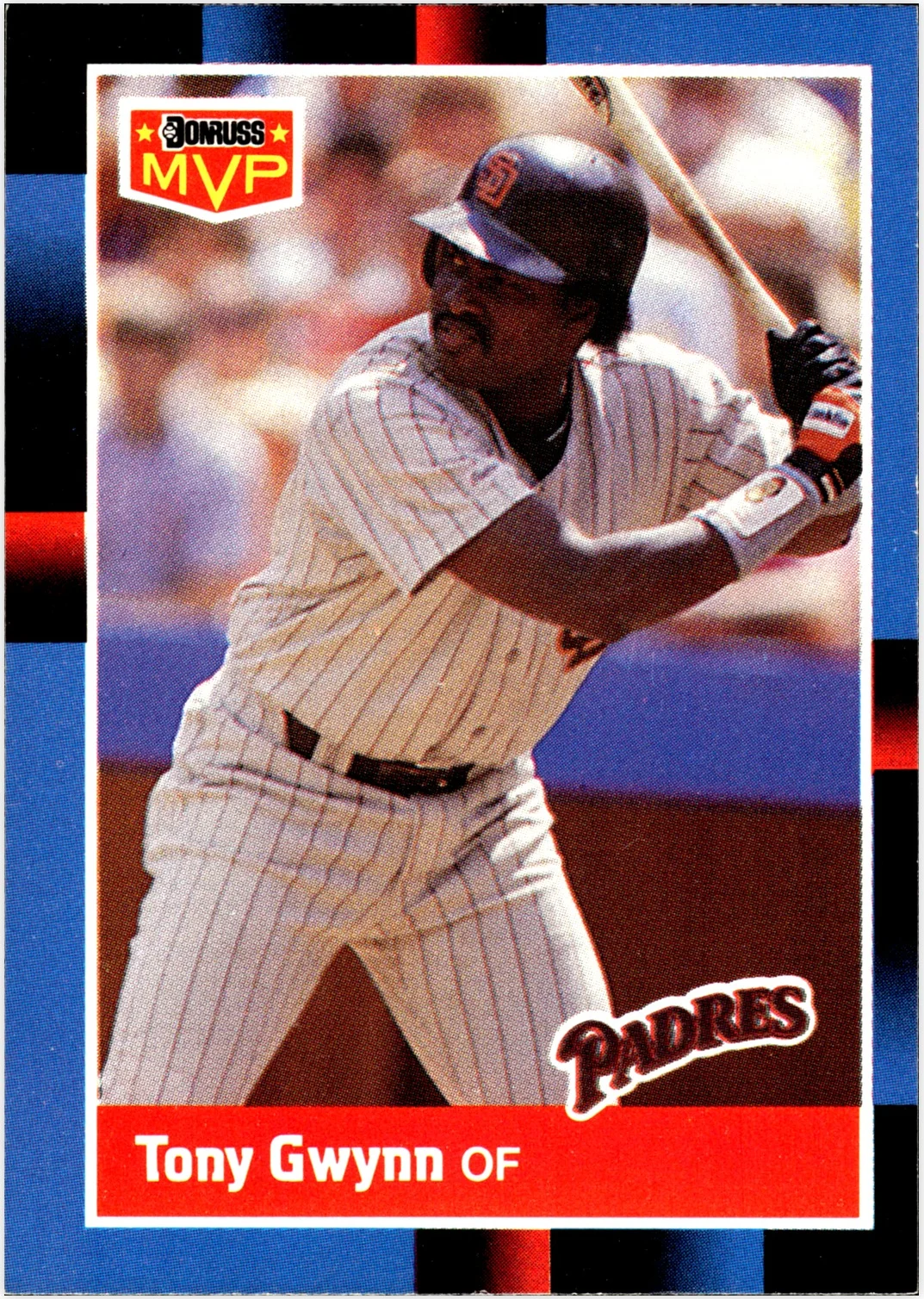 Tony Gwynn 1988 Donruss #BC-6 Bonus MVPs baseball card - Front