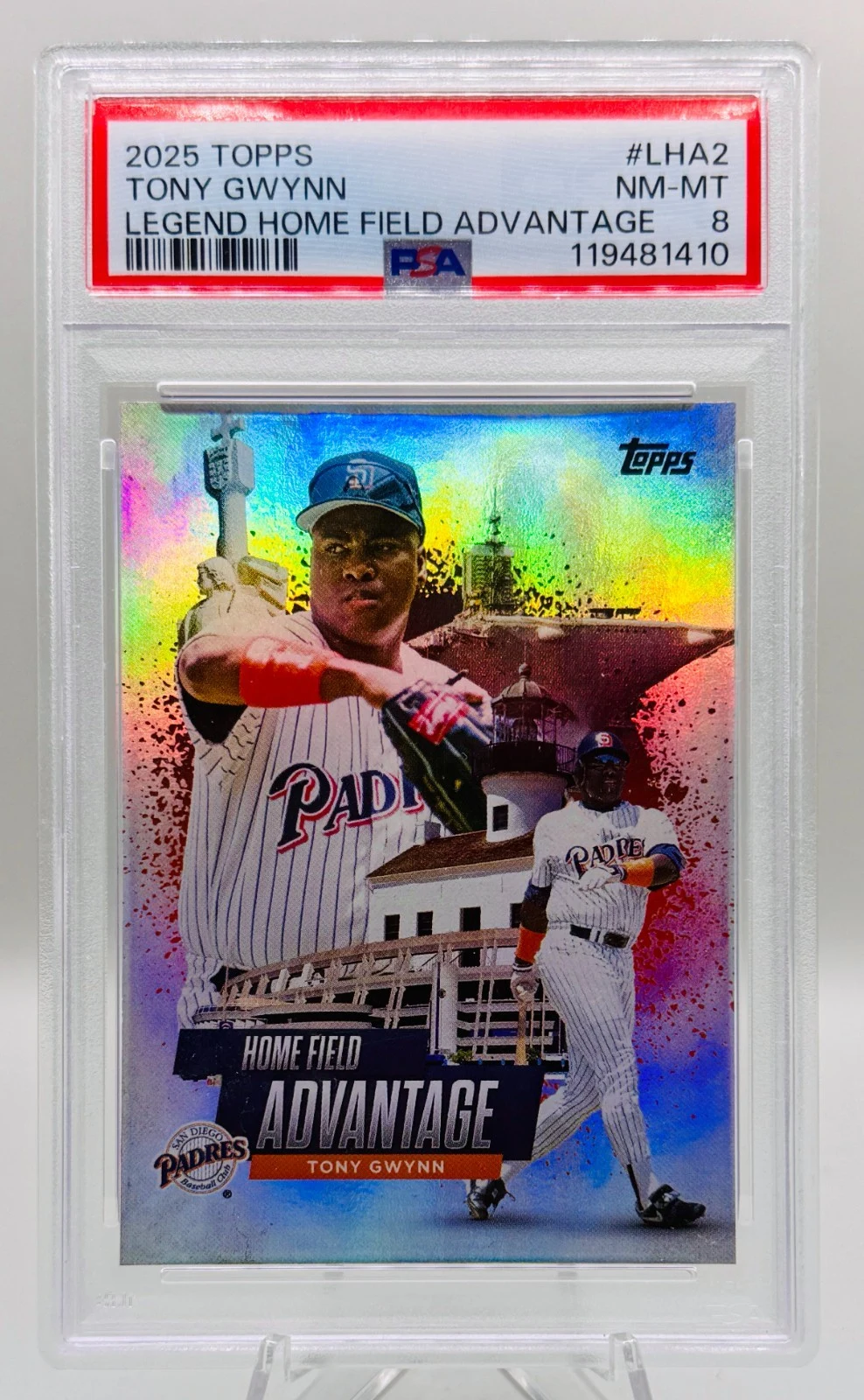 Tony Gwynn #LHA-2 2025 Topps Series 1 Baseball - Celebration Series Legendary Home Field Advantage front