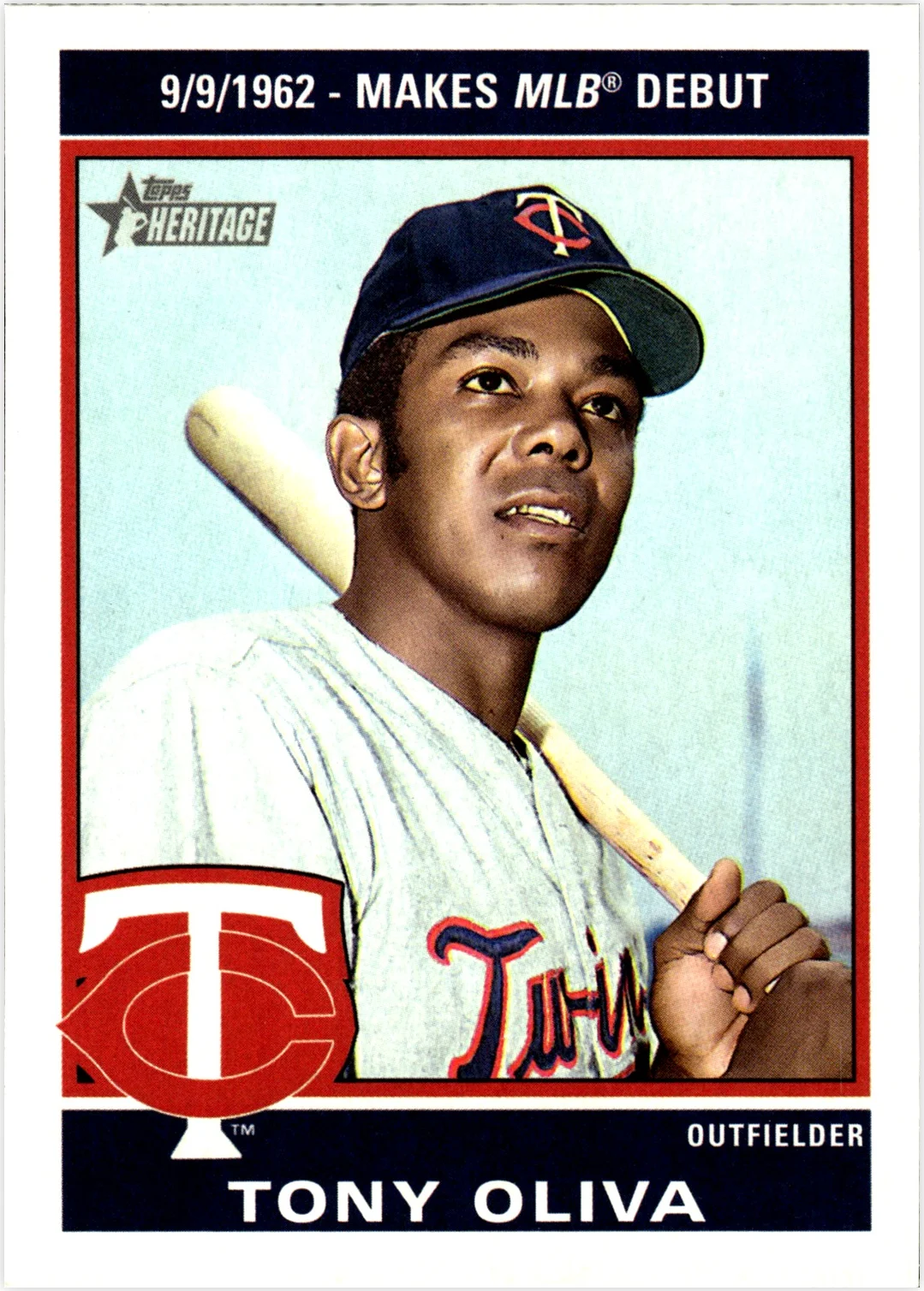 Tony Oliva 2025 Heritage High Number #76R11 baseball card - Front