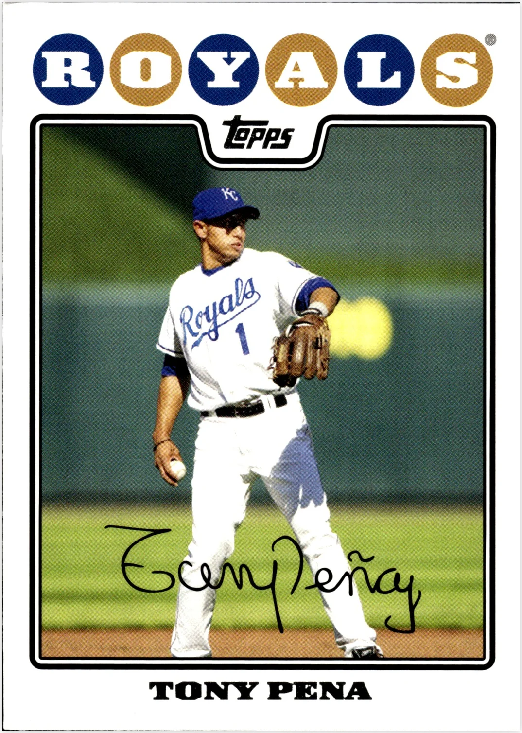 Tony Pena 2008 Topps #514 baseball card - Front