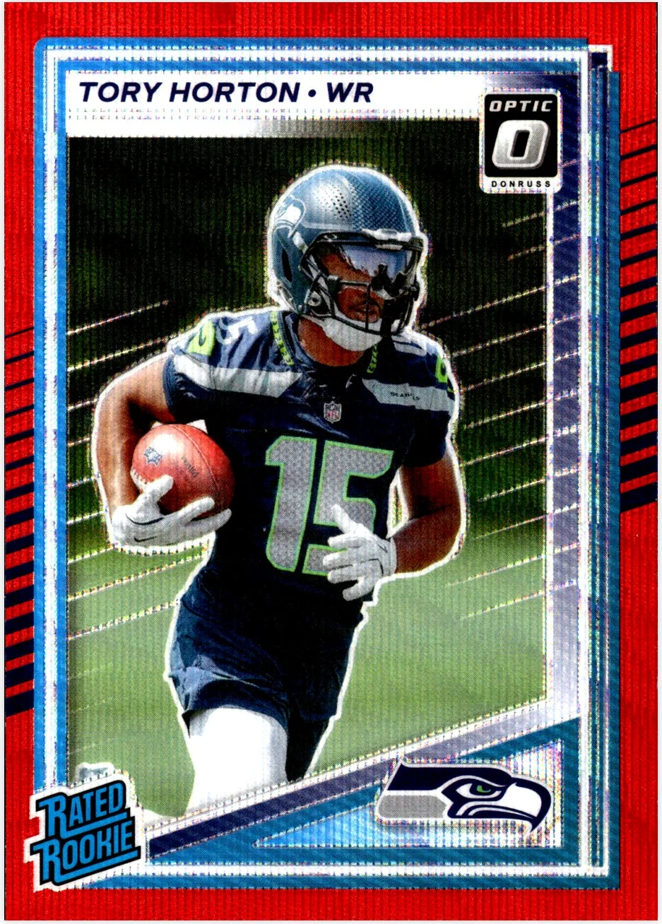 Tory Horton 2025 Donruss #388 Press Proofs Red football rookie card - Front
