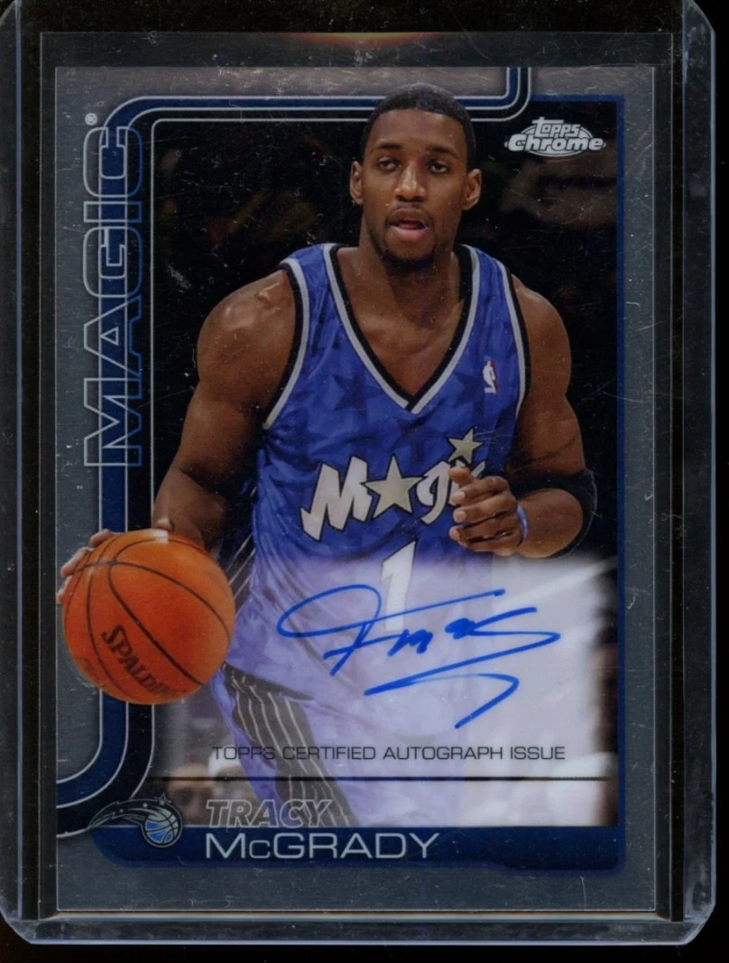Tracy McGrady 2025-26 Topps Chrome card
