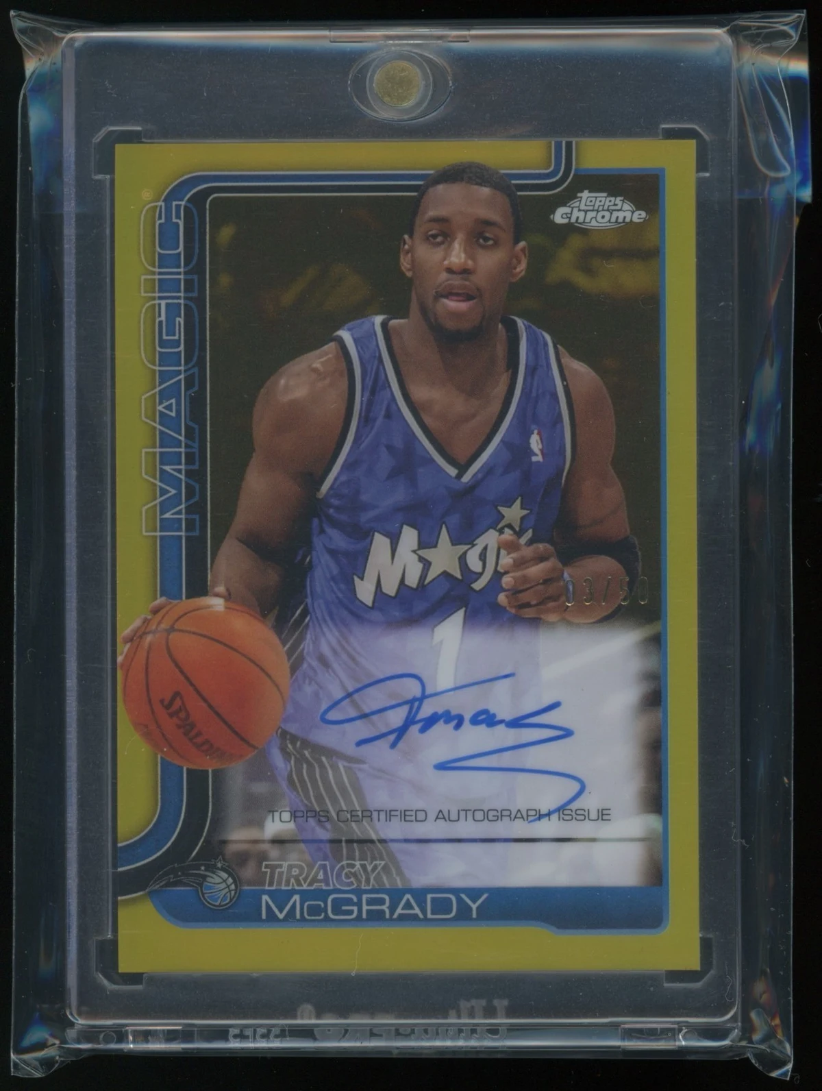 Tracy McGrady 2025 Topps Chrome Basketball card