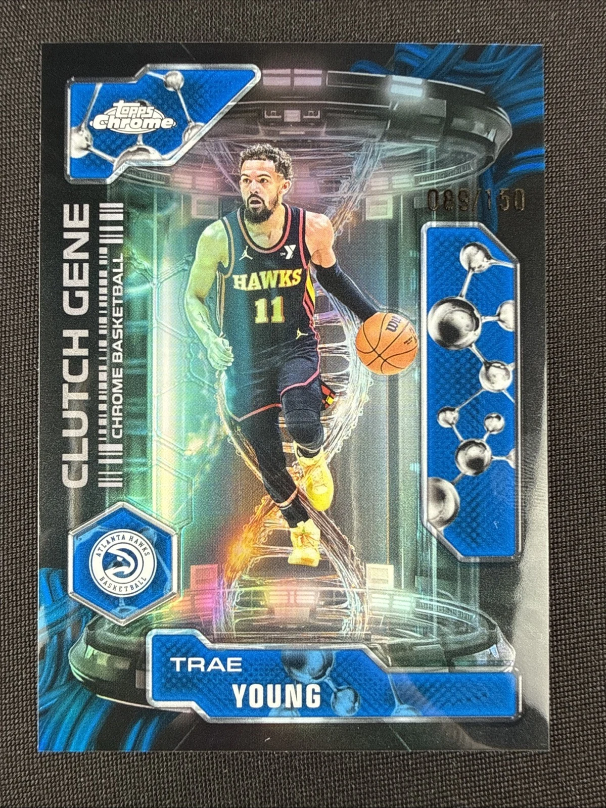 Trae Young 2025-26 Topps Chrome card